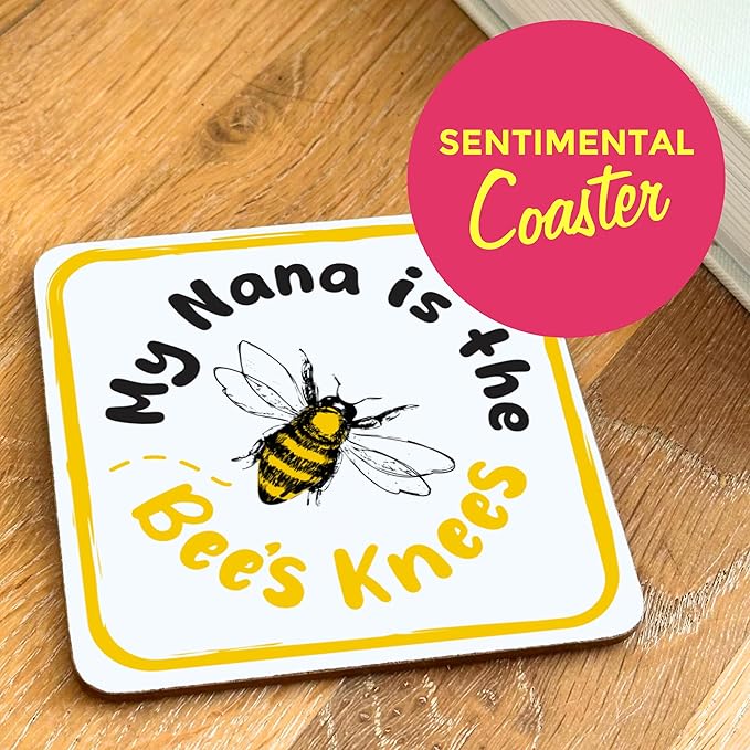 Love Mug®: Thanks For Bee-Ing An Amazing Nana Mug, Coaster and Spoon Gift Set