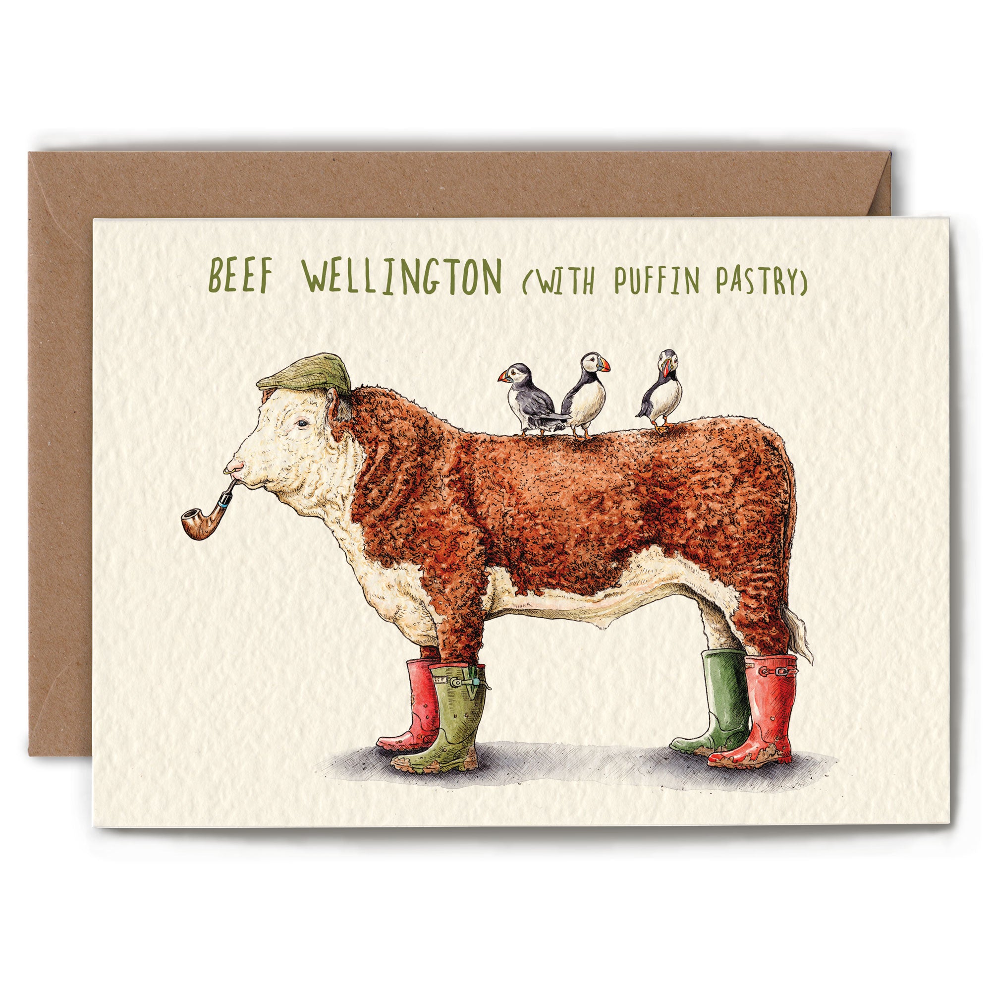 Beef Wellington Card by Bewilderbeest