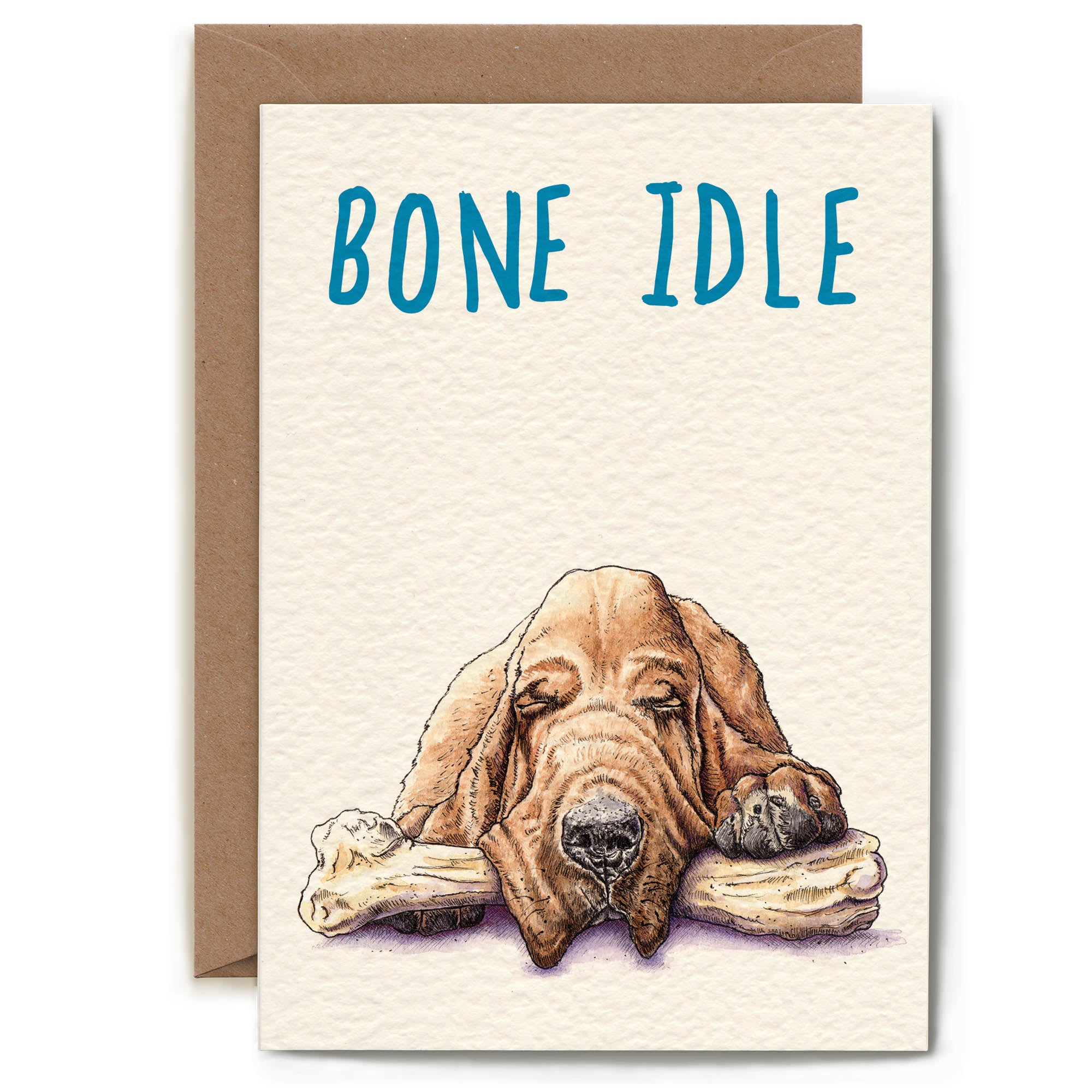 Bone Idle Card by Bewilderbeest