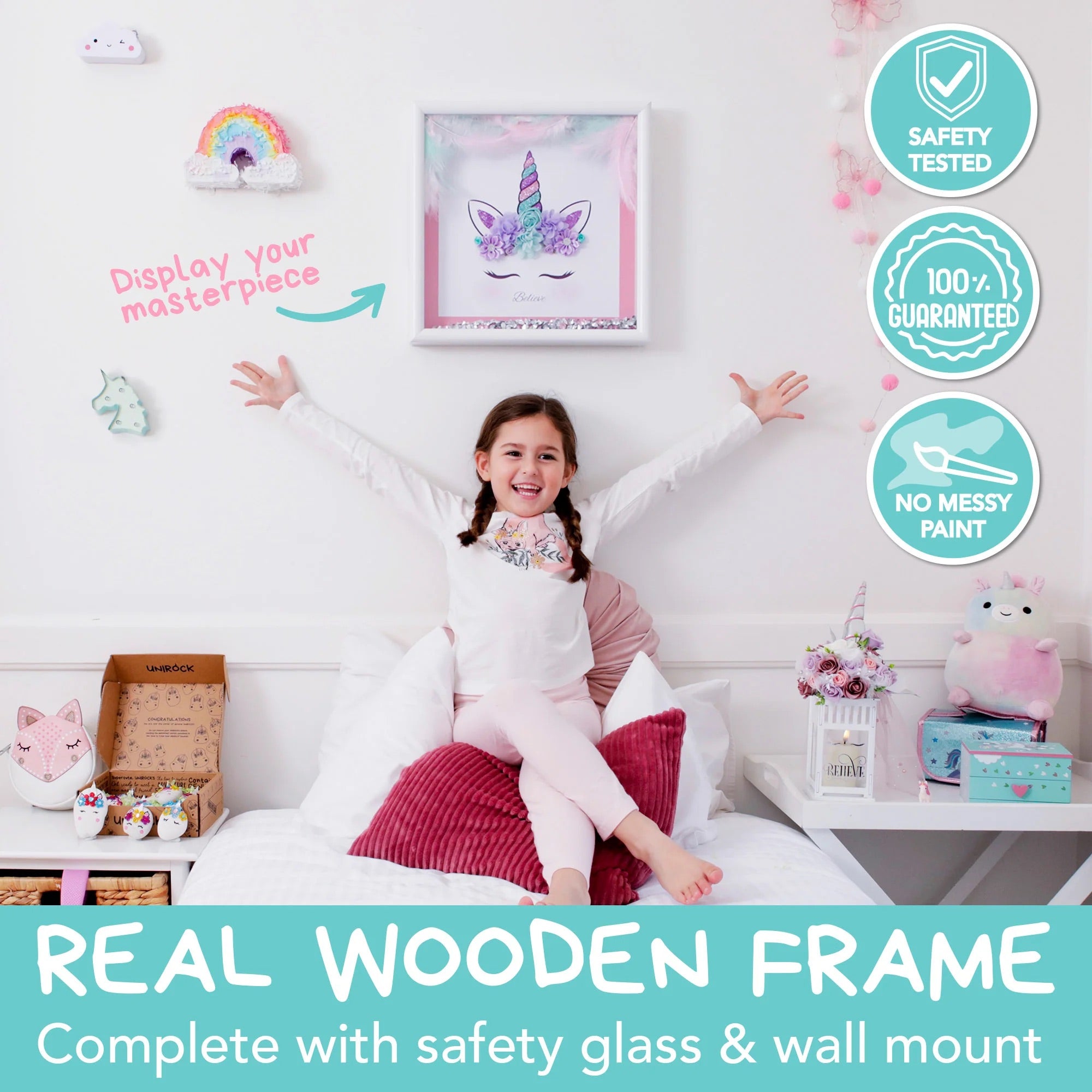 Amitie Lane DIY Unicorn Picture Craft Kit