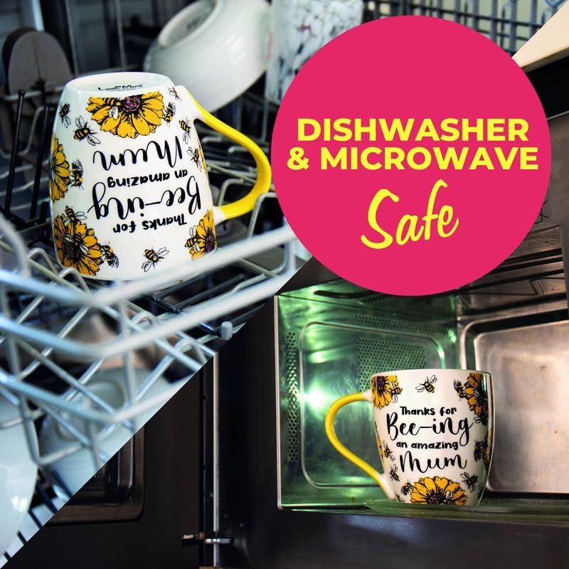 Love Mug®: Thanks for Bee-ing an Amazing Mum Mug, Coaster and Spoon Gift Set