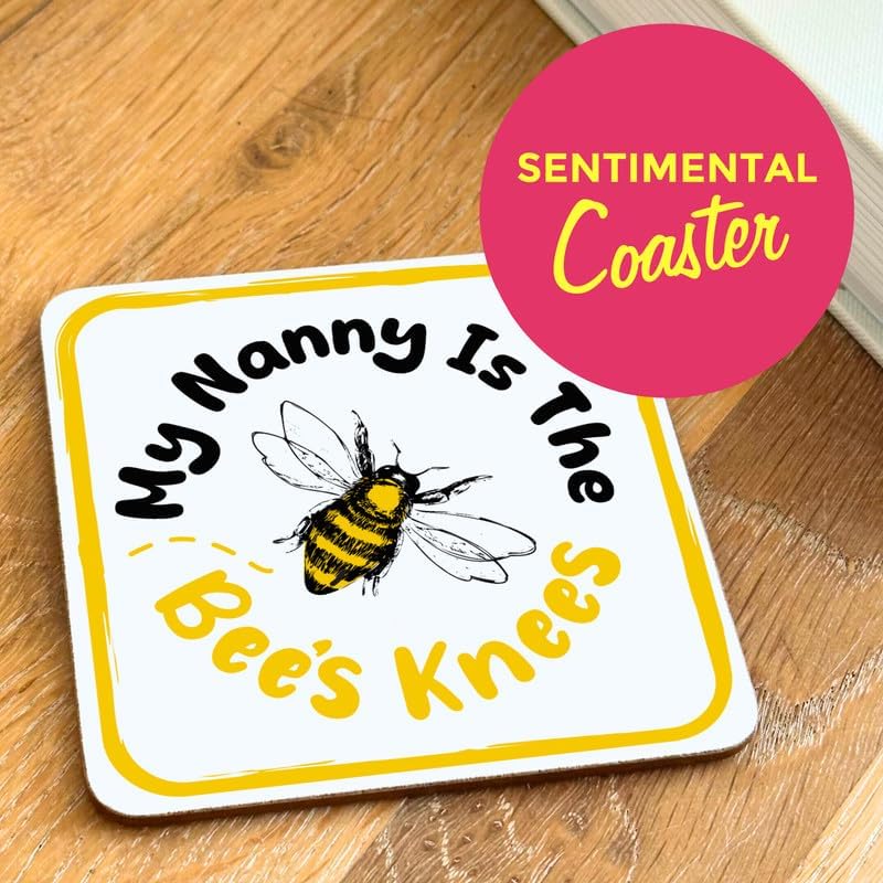 Love Mug®: Thanks for Bee-ing an Amazing Nanny Mug, Coaster and Spoon Gift Set