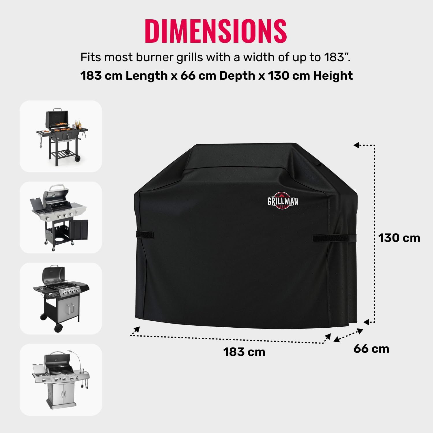 Grillman Barbecue Covers - various sizes