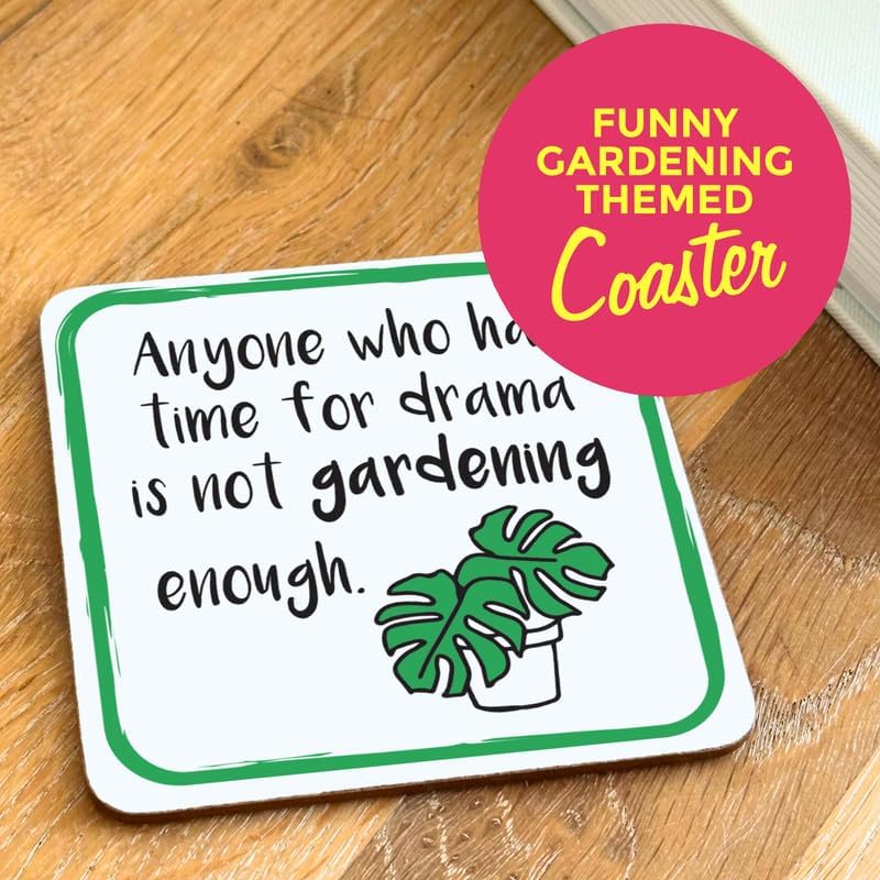Love Mug®: I Prefer Plants to People... They don't speak Mug, Coaster and Spoon Gift Set