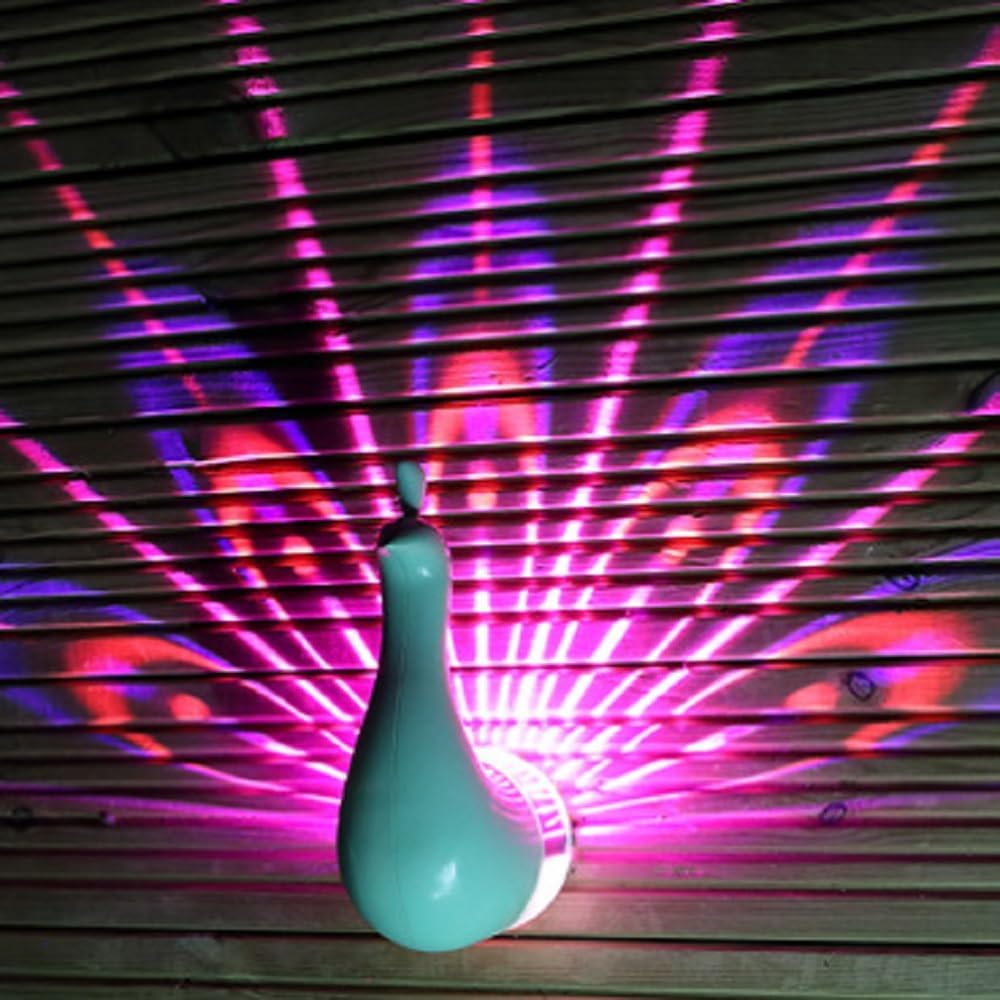 Noma Battery Operated Percy Peacock Wall Light