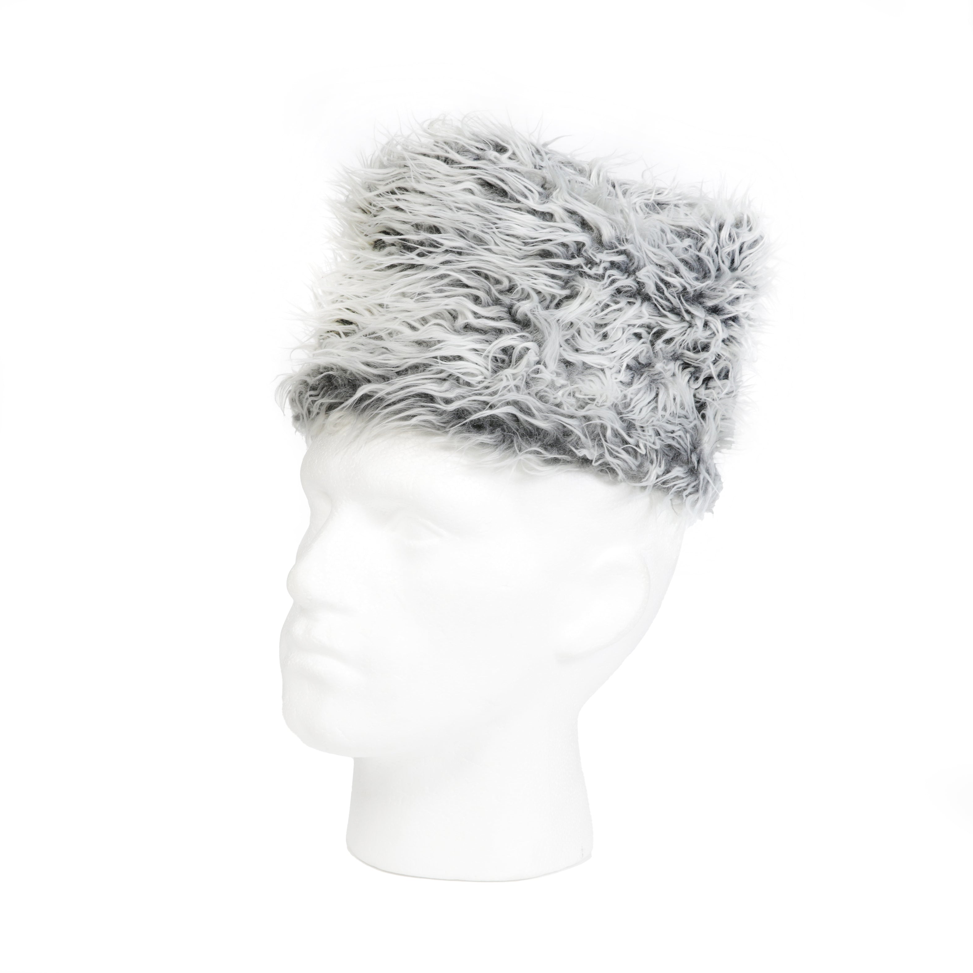 Arctic Fox Faux Fur Cossack Hat - Grey
