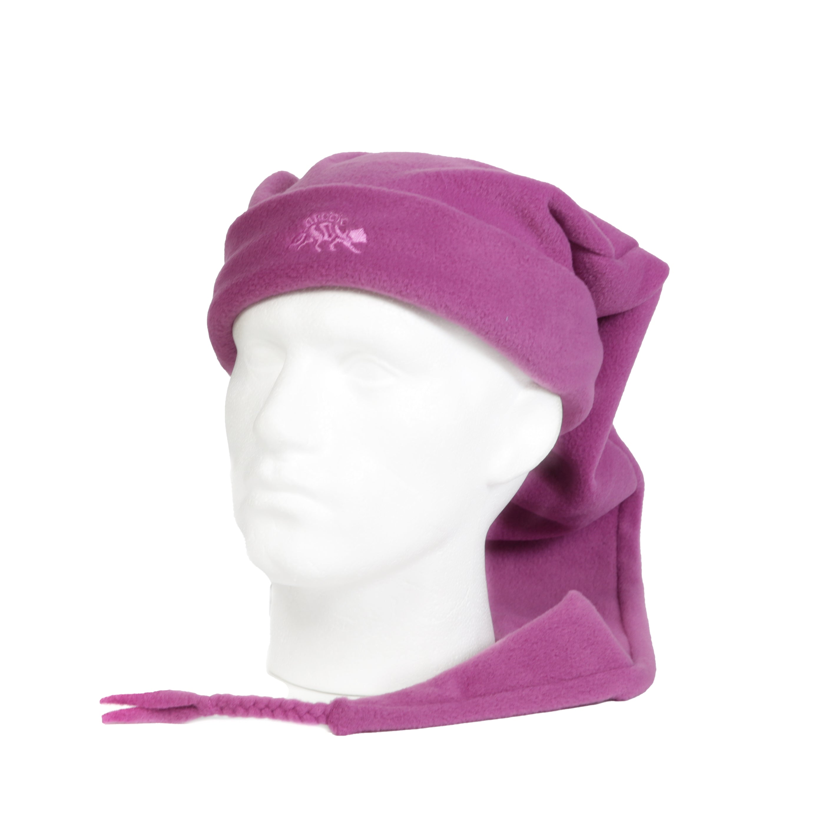 Arctic Fox Fleece Stocking Hat - Pink