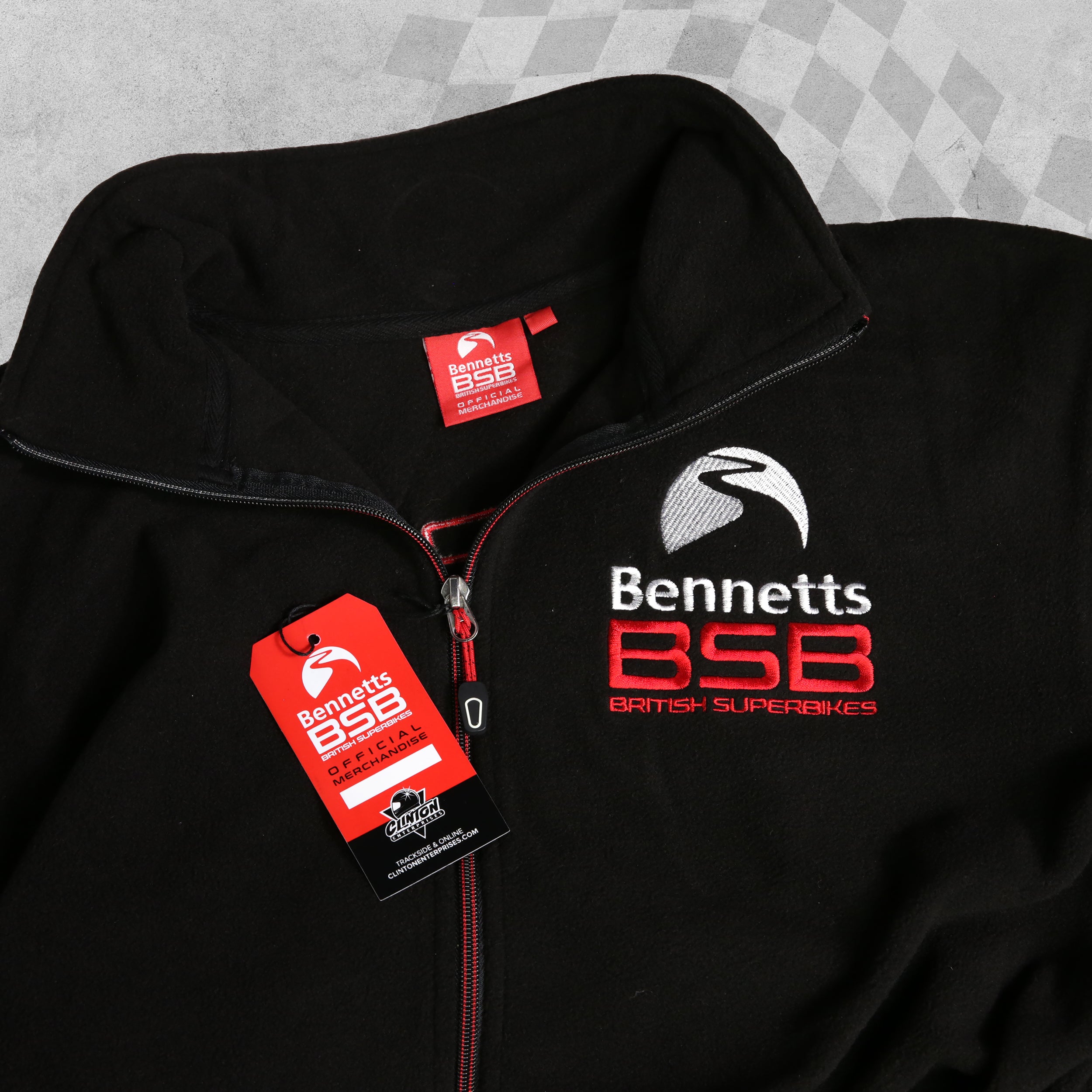 Official Bennetts British Superbikes Lightweight Zip Up Fleece