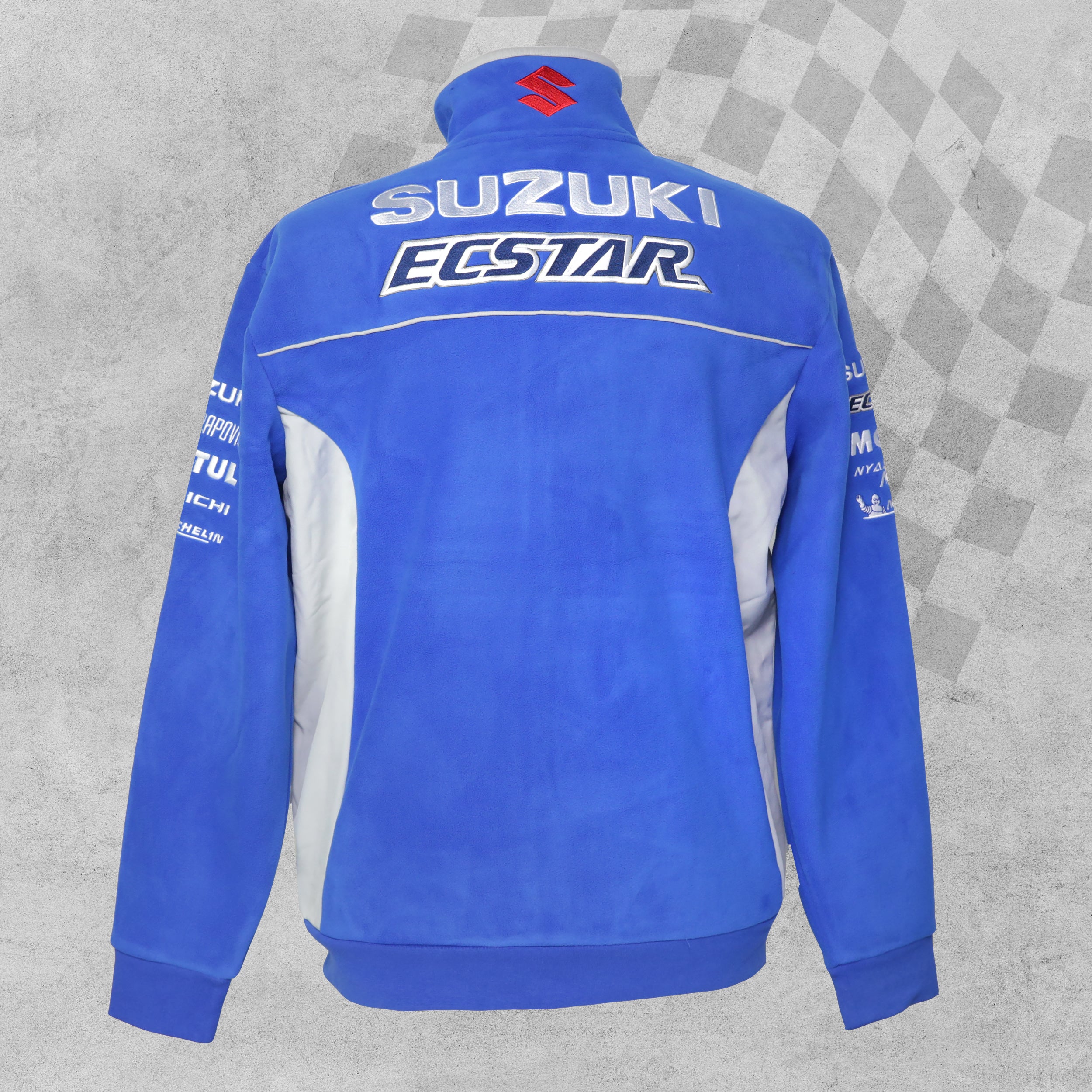 Official Suzuki Racing Ecstar Heavy Zip Up Fleece