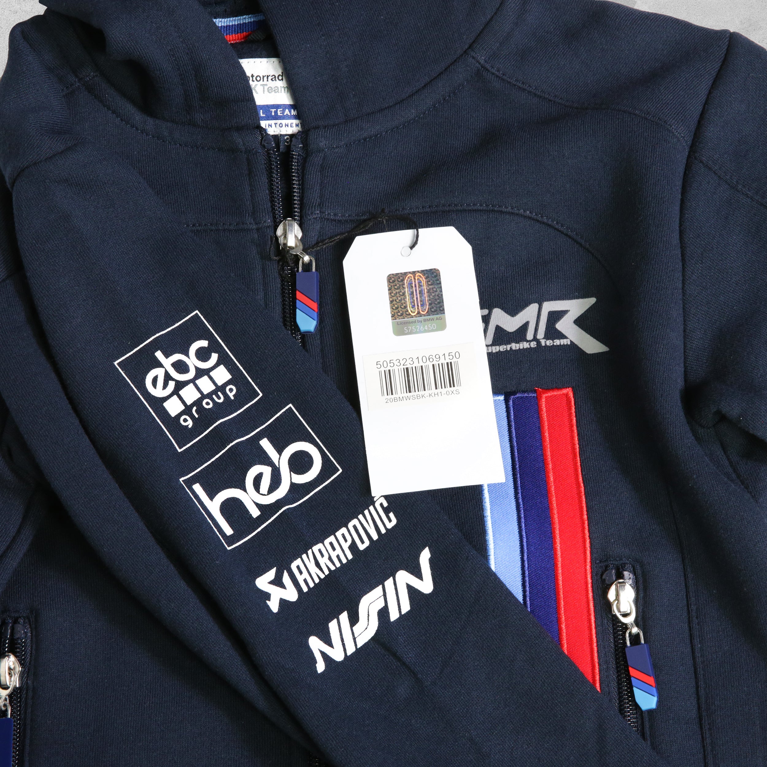 Official BMW Racing Kids Zip Up Hoodie