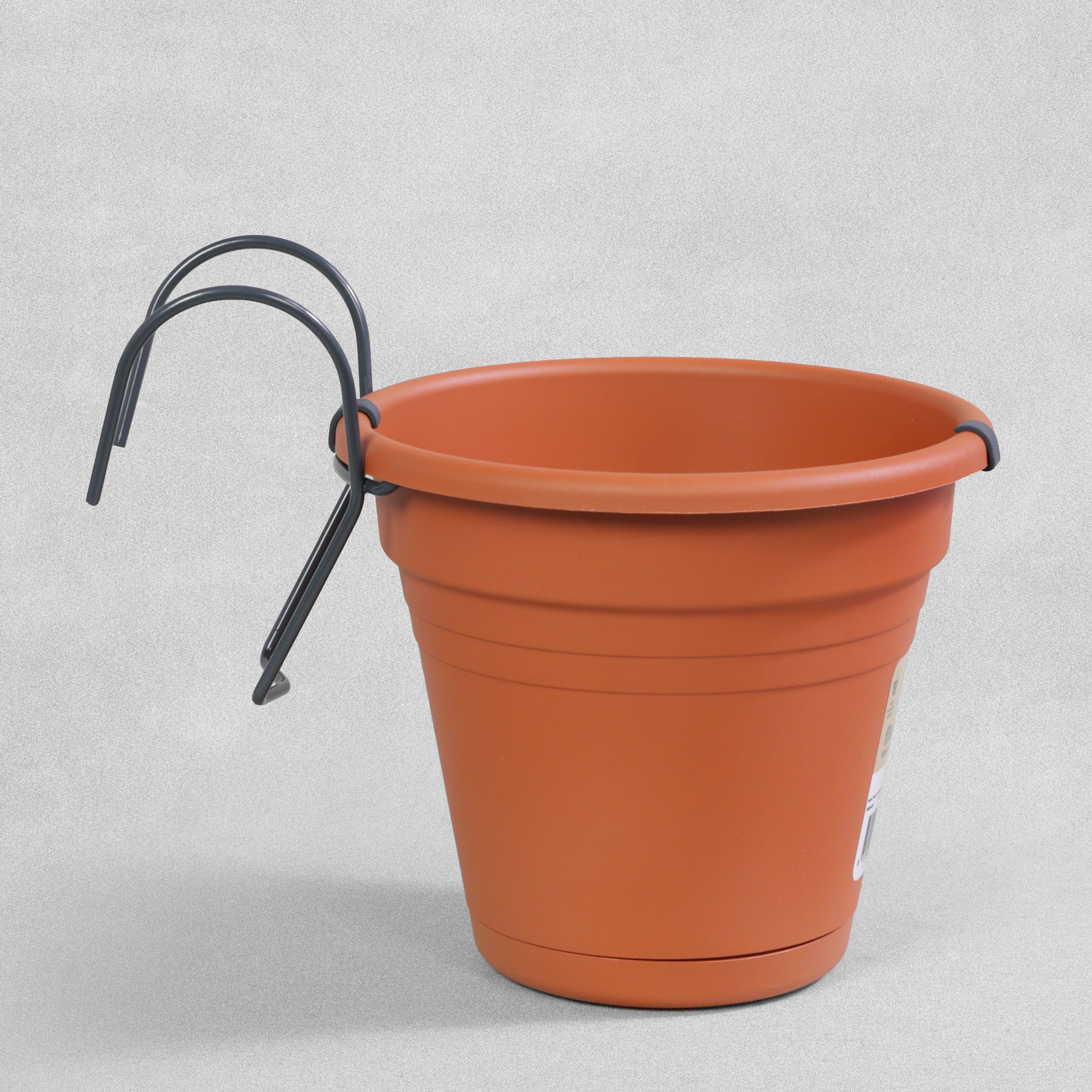 Florus Balcony Pot Holder Set - 20cm Terracotta