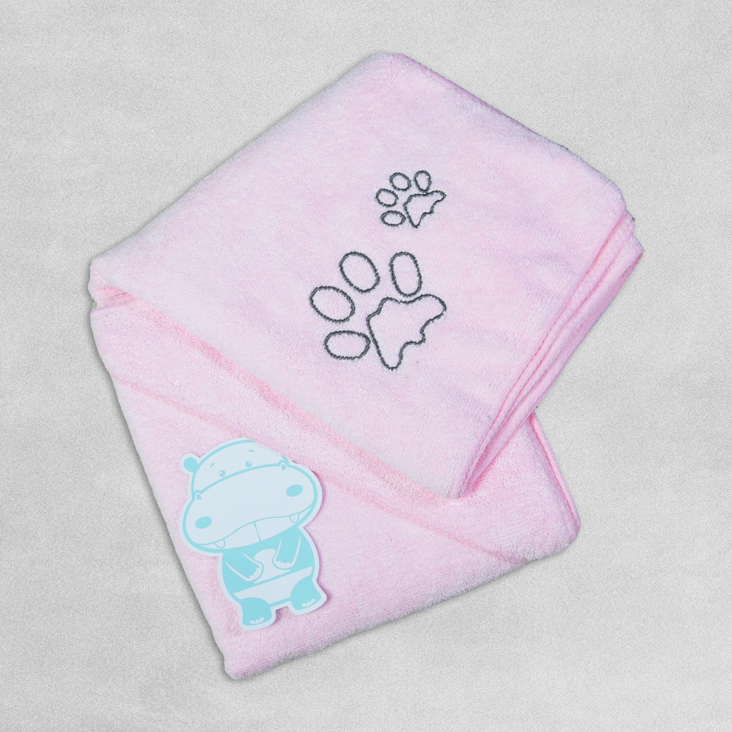 Winthome Super Absorbent Dog Drying Microfiber Towel Pink (3 Sizes)