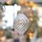Luxury Silver Shimmer Baubles – Assorted Set of 6