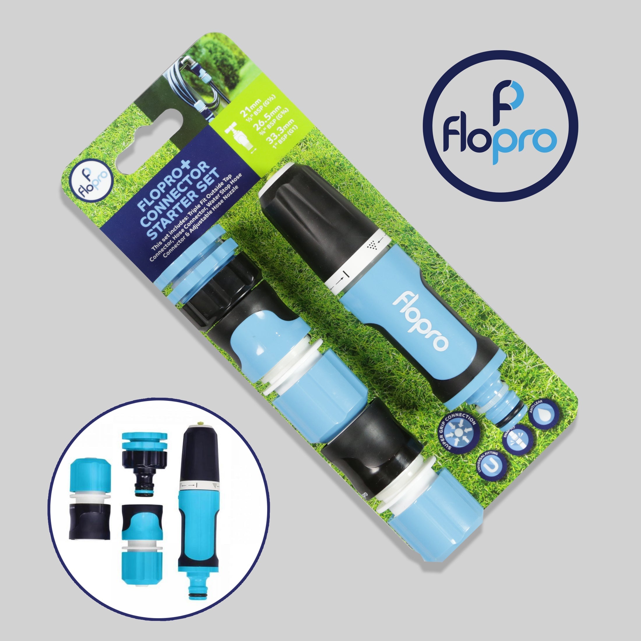 Flopro Supergrip Hose Connector Starter Kit