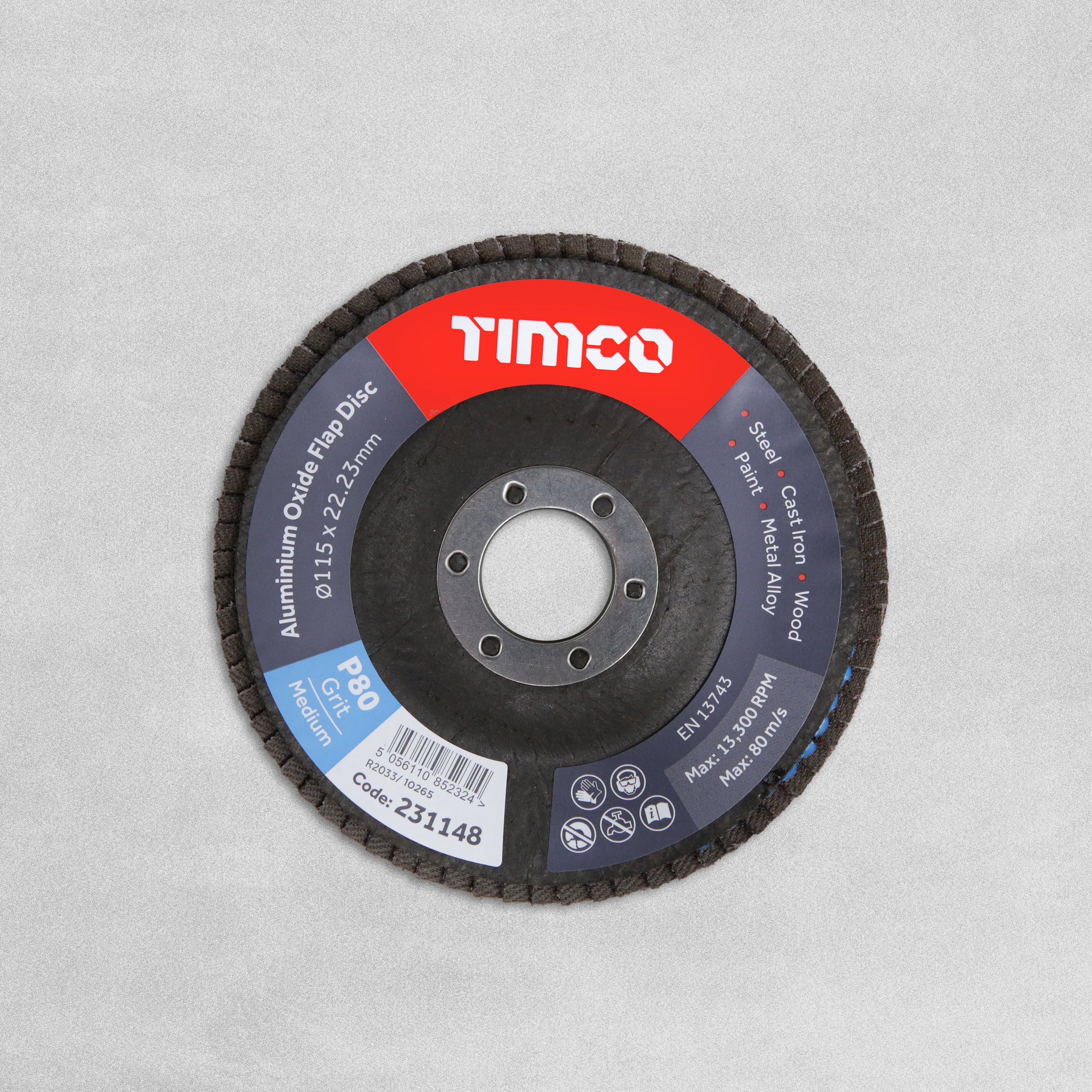 Timco Aluminium Oxide Flap Discs
