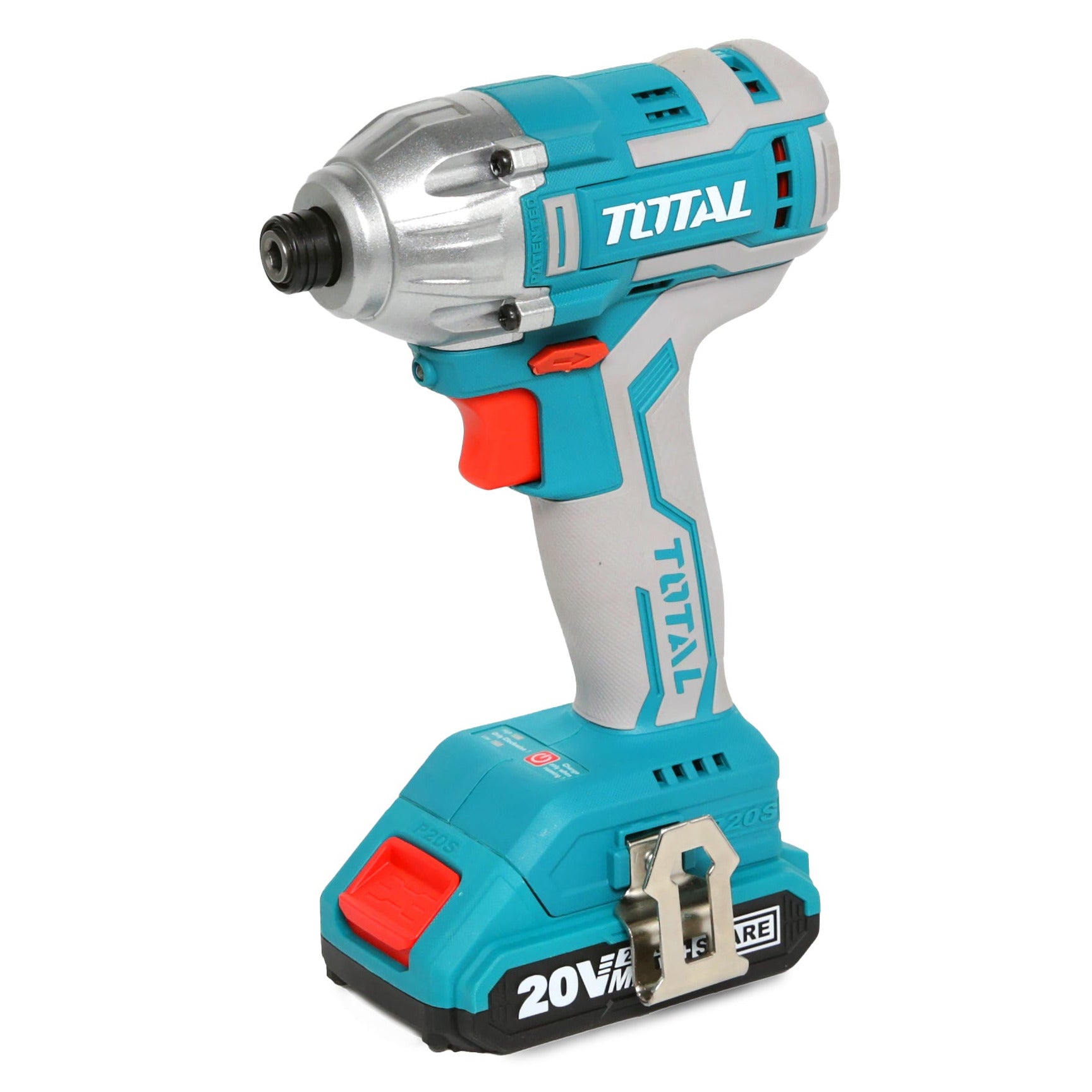 Total Li-Ion 20V Impact Driver (with 2 x Batteries & Charger) - TIRLI2002
