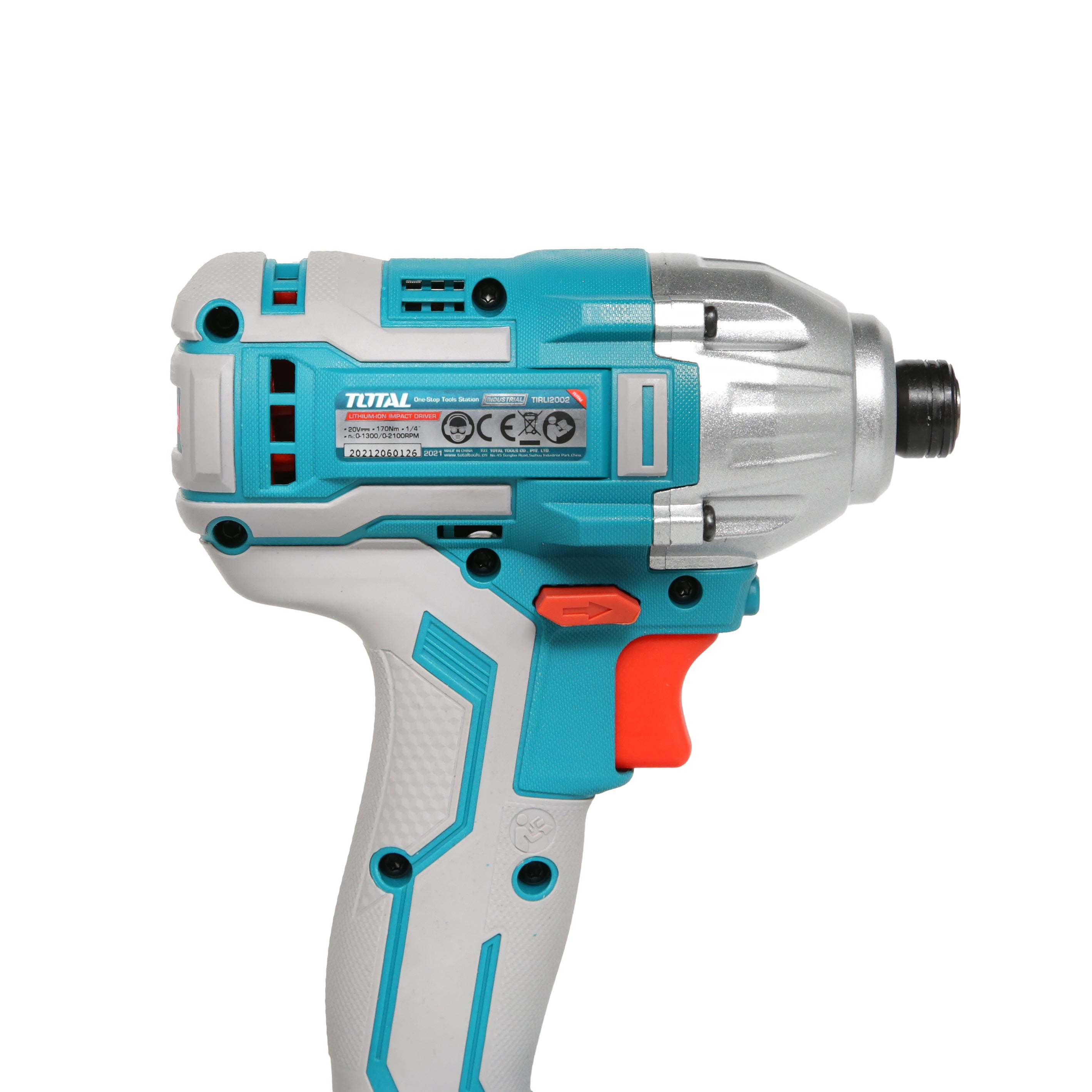 Total Li-Ion 20V Impact Driver (with 2 x Batteries & Charger) - TIRLI2002