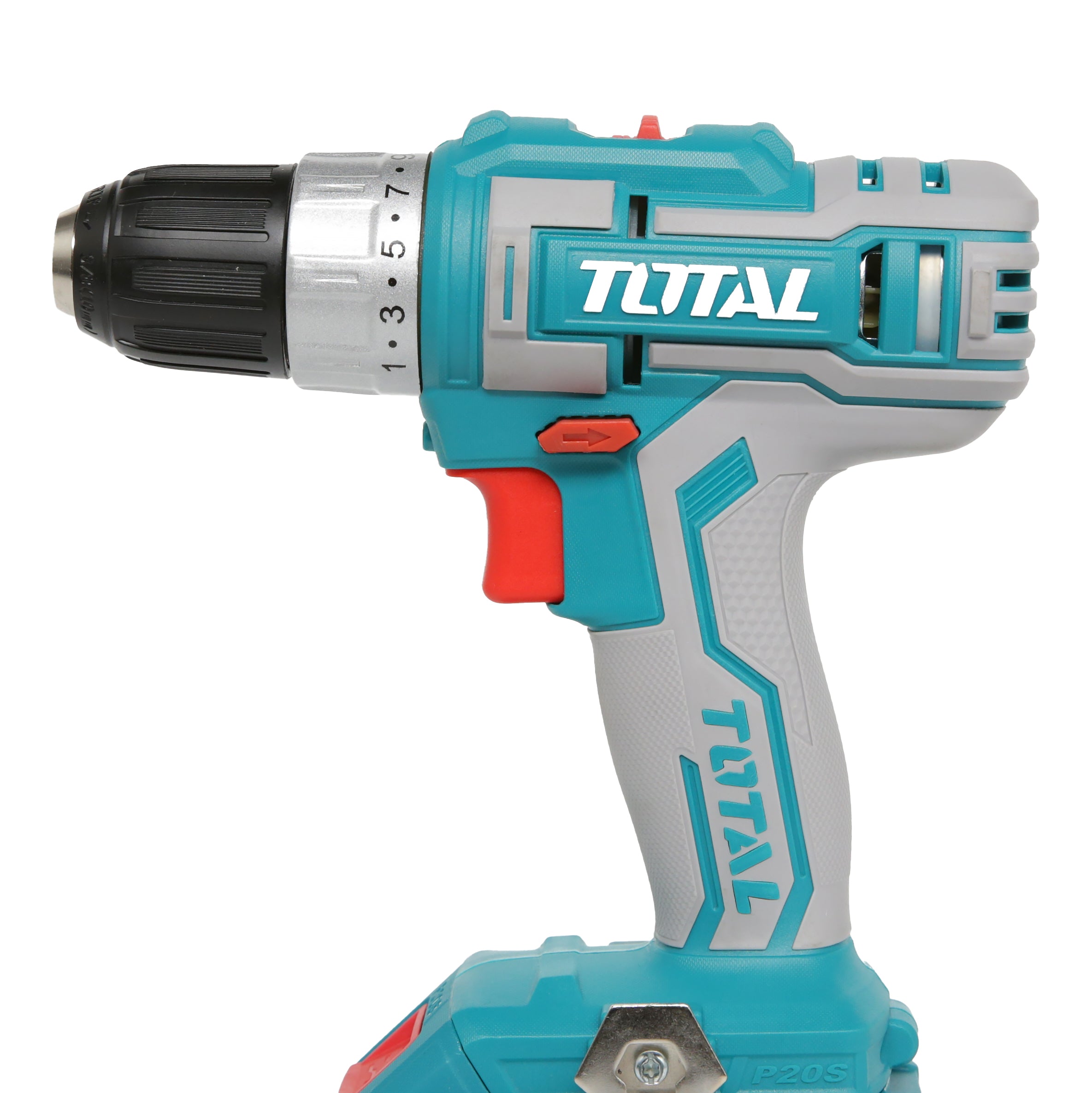 Total Li-Ion 20V Cordless Drill (with 2 x Batteries & Charger) - TDLI2002