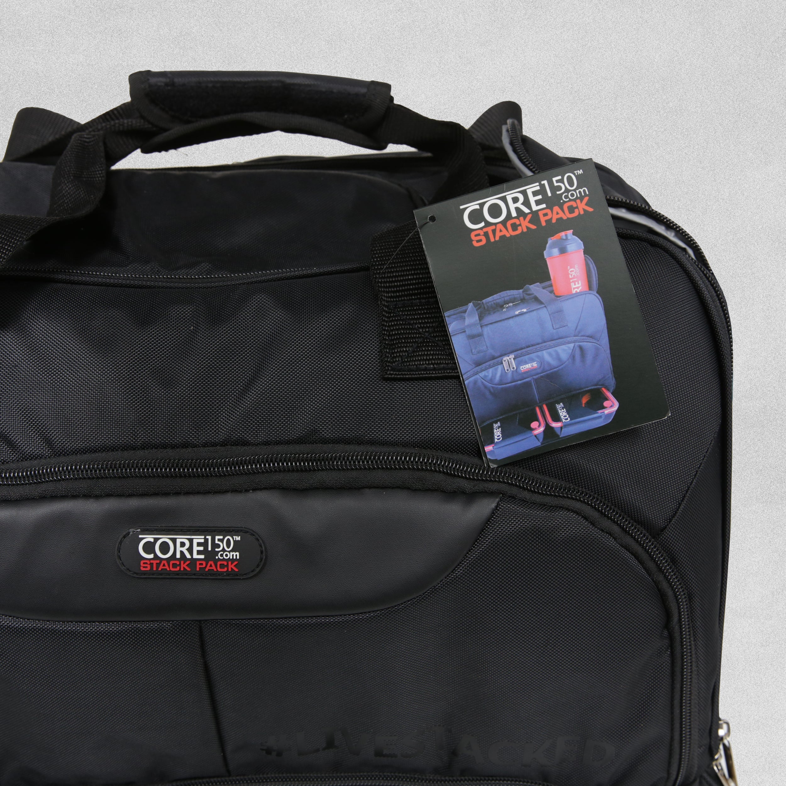 Core 150™ Stack Pack™ Gym Bag with Meal Prep Containers