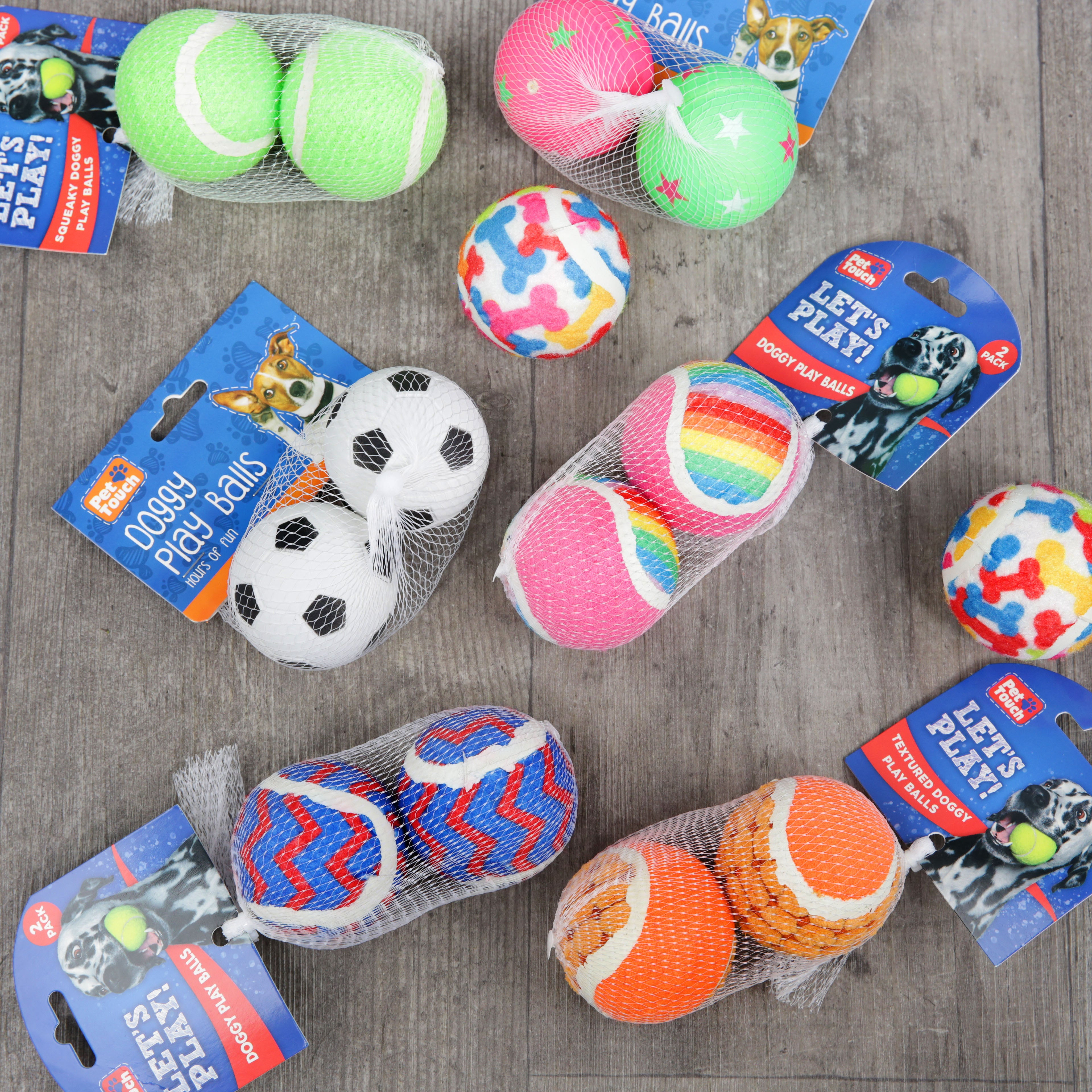 Playtime Dog Toy Balls - Various Designs