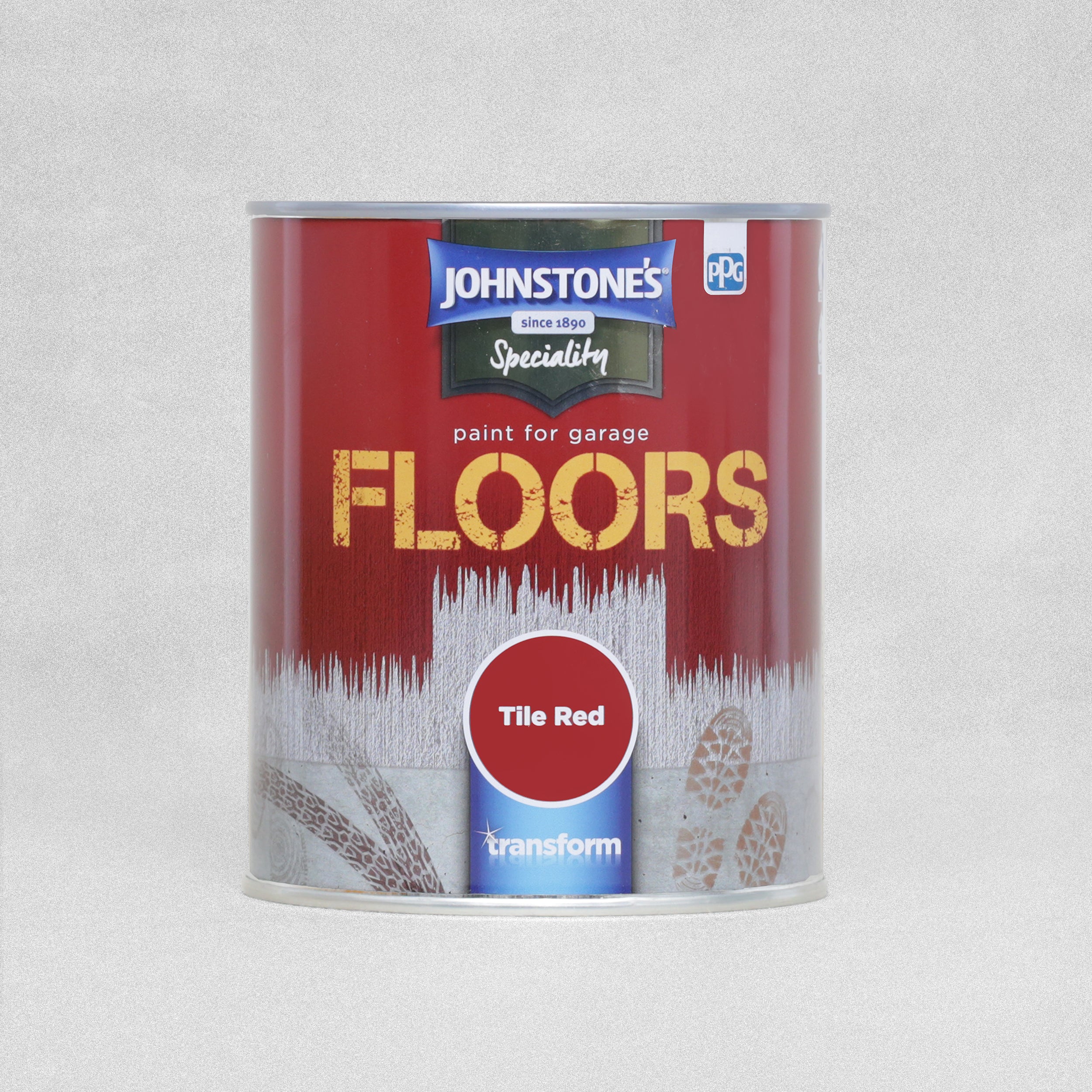 Johnstone's Speciality Paint for Garage Floors Tile Red Paint - 750ml