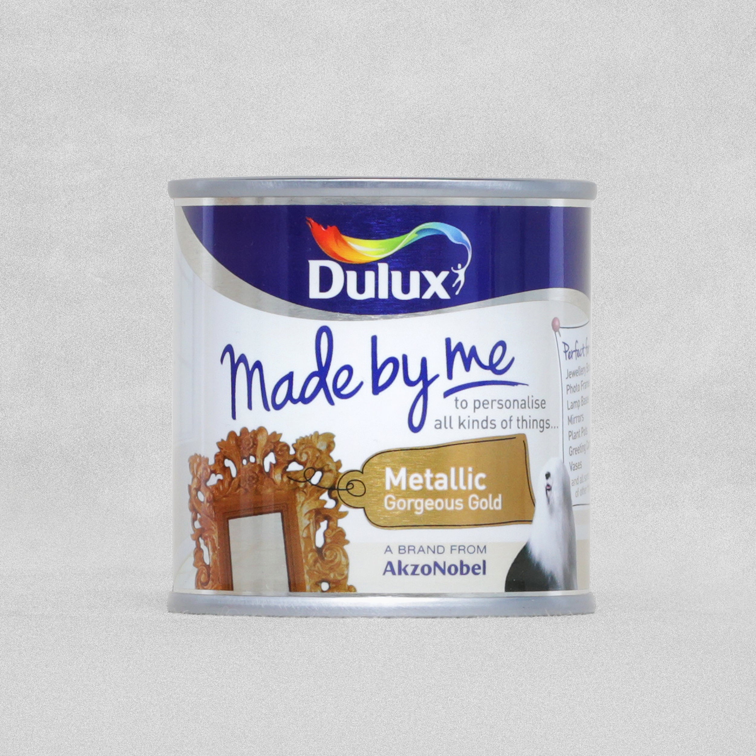 Dulux Made By Me Hobby & Craft Paint 125ml - Metallic Gorgeous Gold