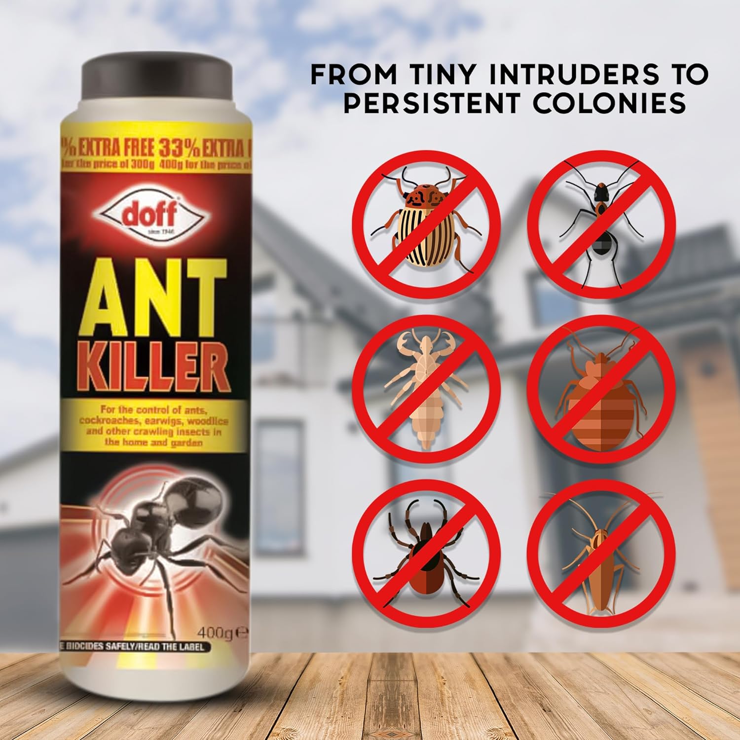 Doff Ant Killer Powder - 400g + 33% Extra Free