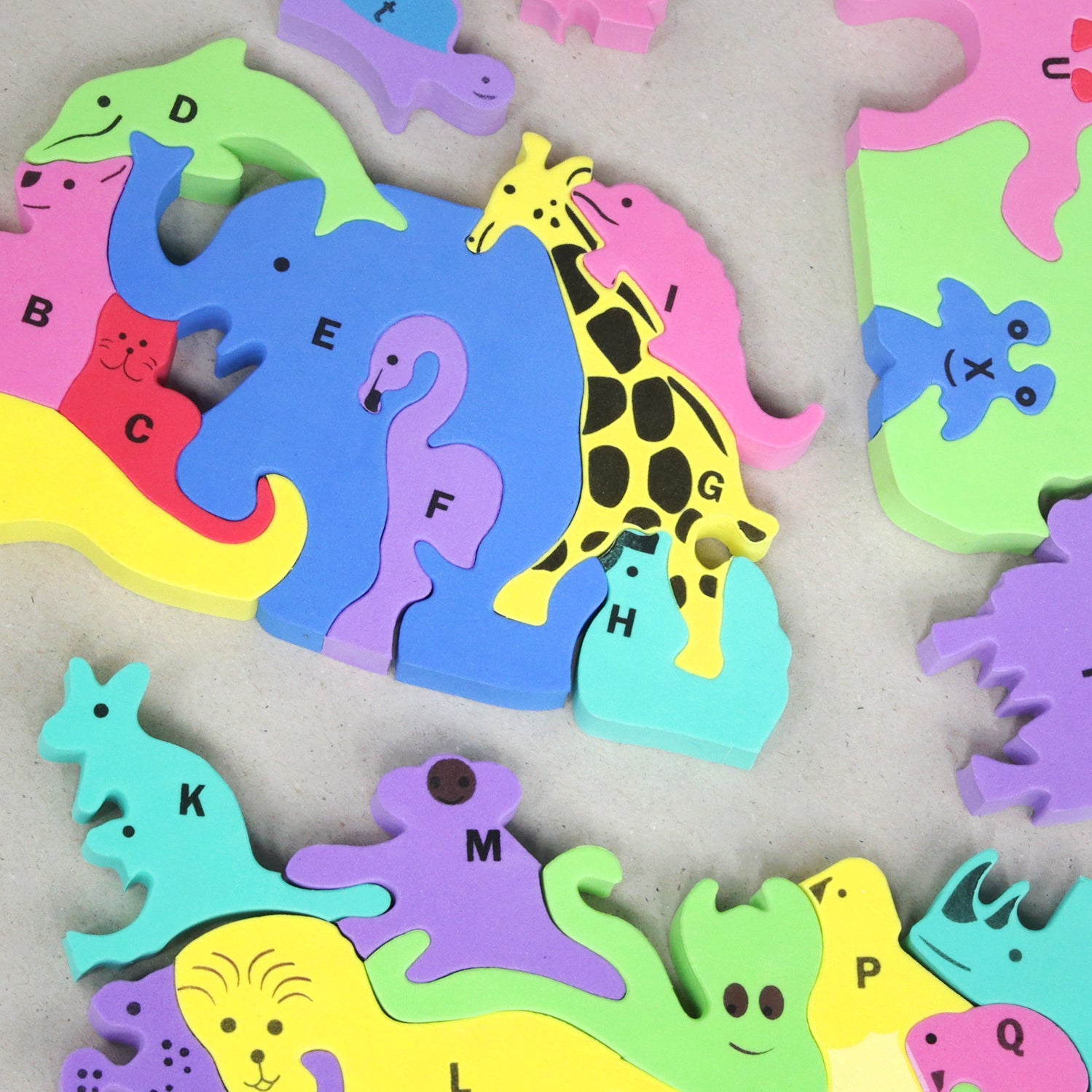 Foam Animal Letter  Puzzle