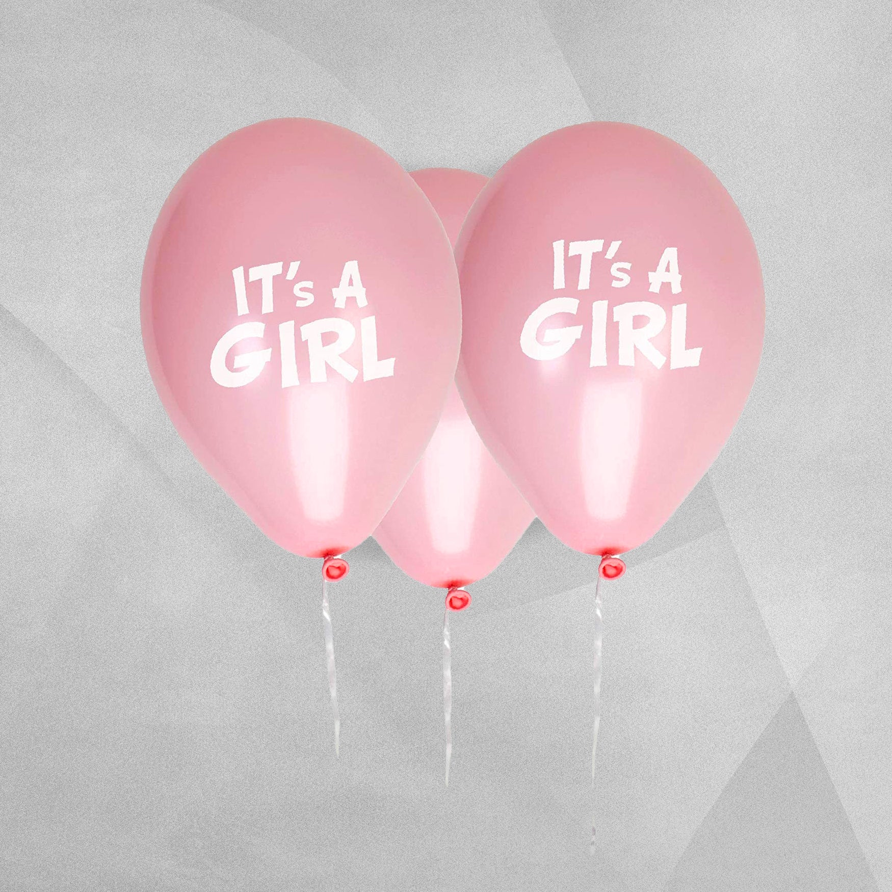 It's a Girl Baby Shower Balloons - Pink - Pack of 8