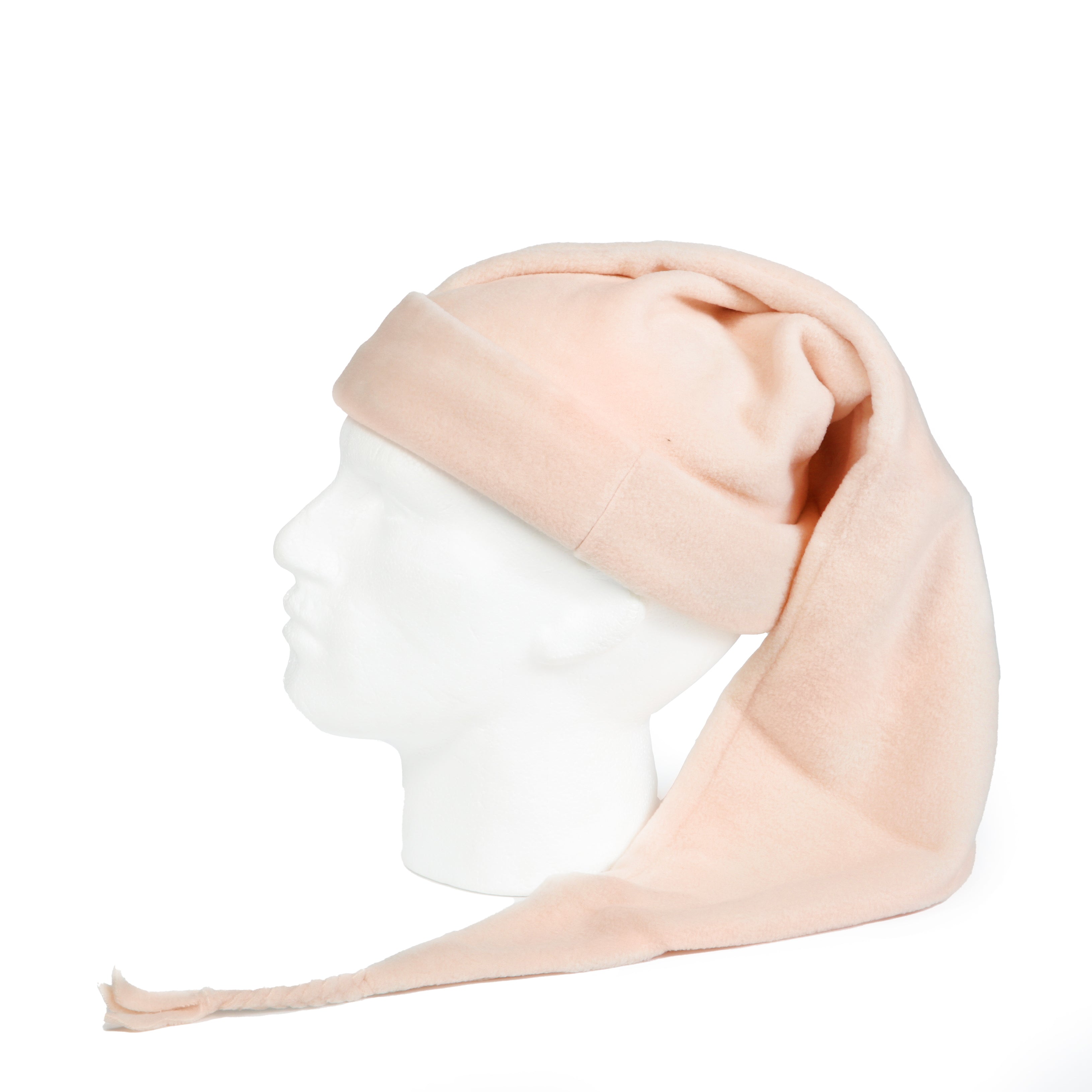 Arctic Fox Fleece Stocking Hat - Peach