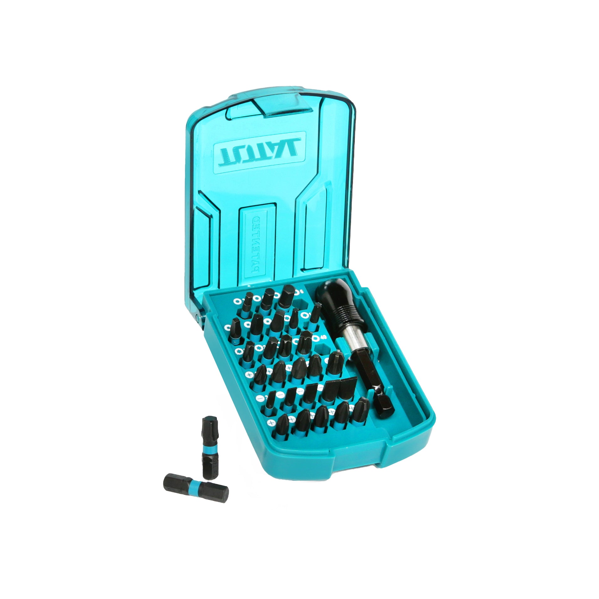 Total 25mm Impact Screwdriver Bits Set - 30pcs - TACSD18306