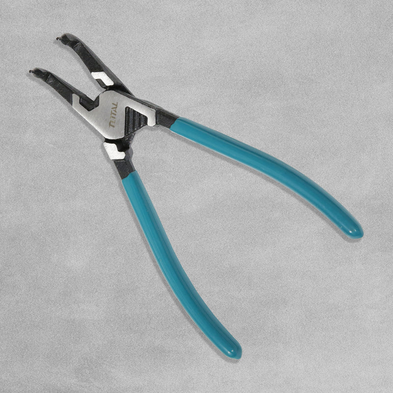 Total Circlip Bent Head Pliers 180mm 7"