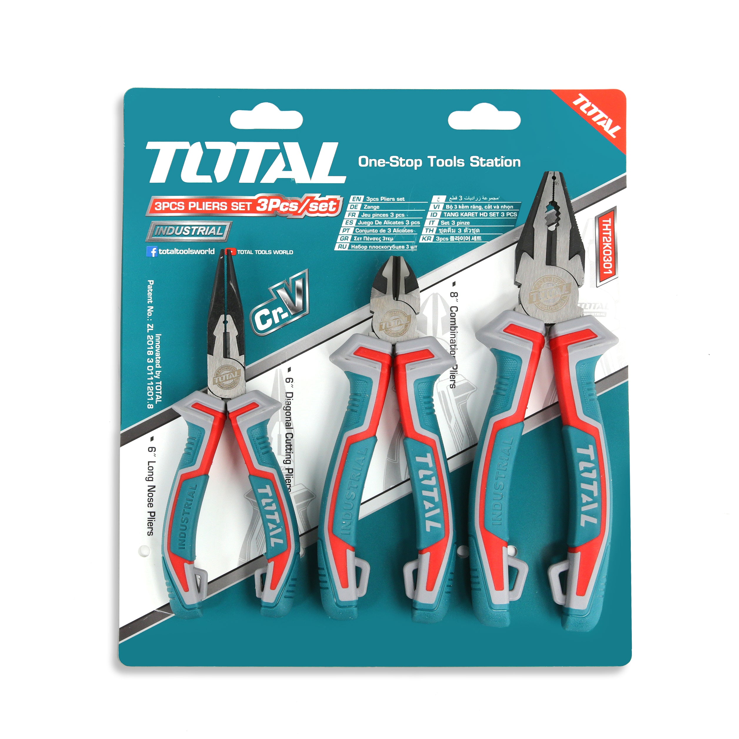 Total 3pcs Pliers Set - THT2K0301