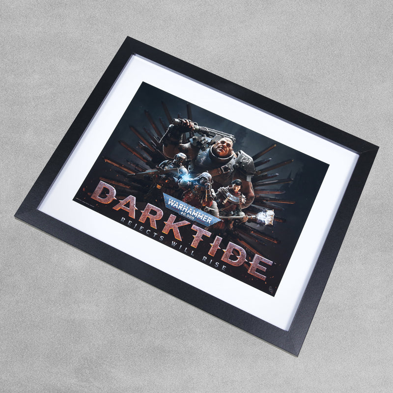 Warhammer 40,000 Darktide Rejects Will Rise Framed Artwork