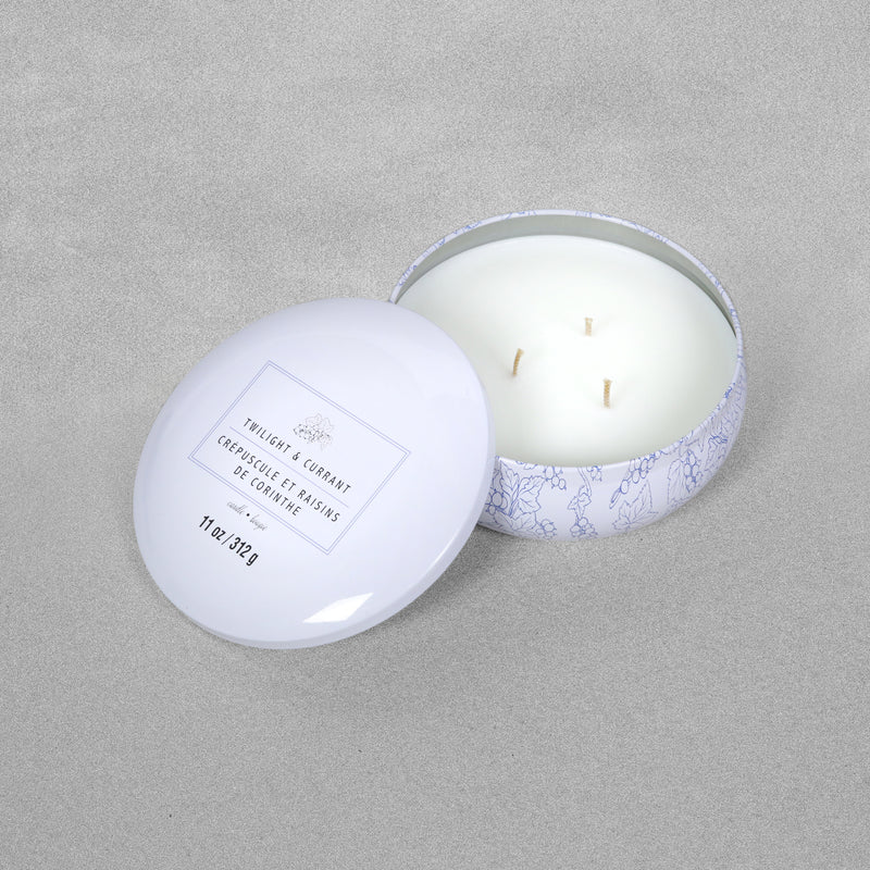 Ashland Home Fragrance Collection 3 Wick Fragranced Candle in Tin - Twilight & Currant