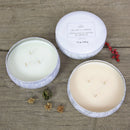 Ashland Home Fragrance Collection 3 Wick Fragranced Candle in Tin - Grapefruit & Honey