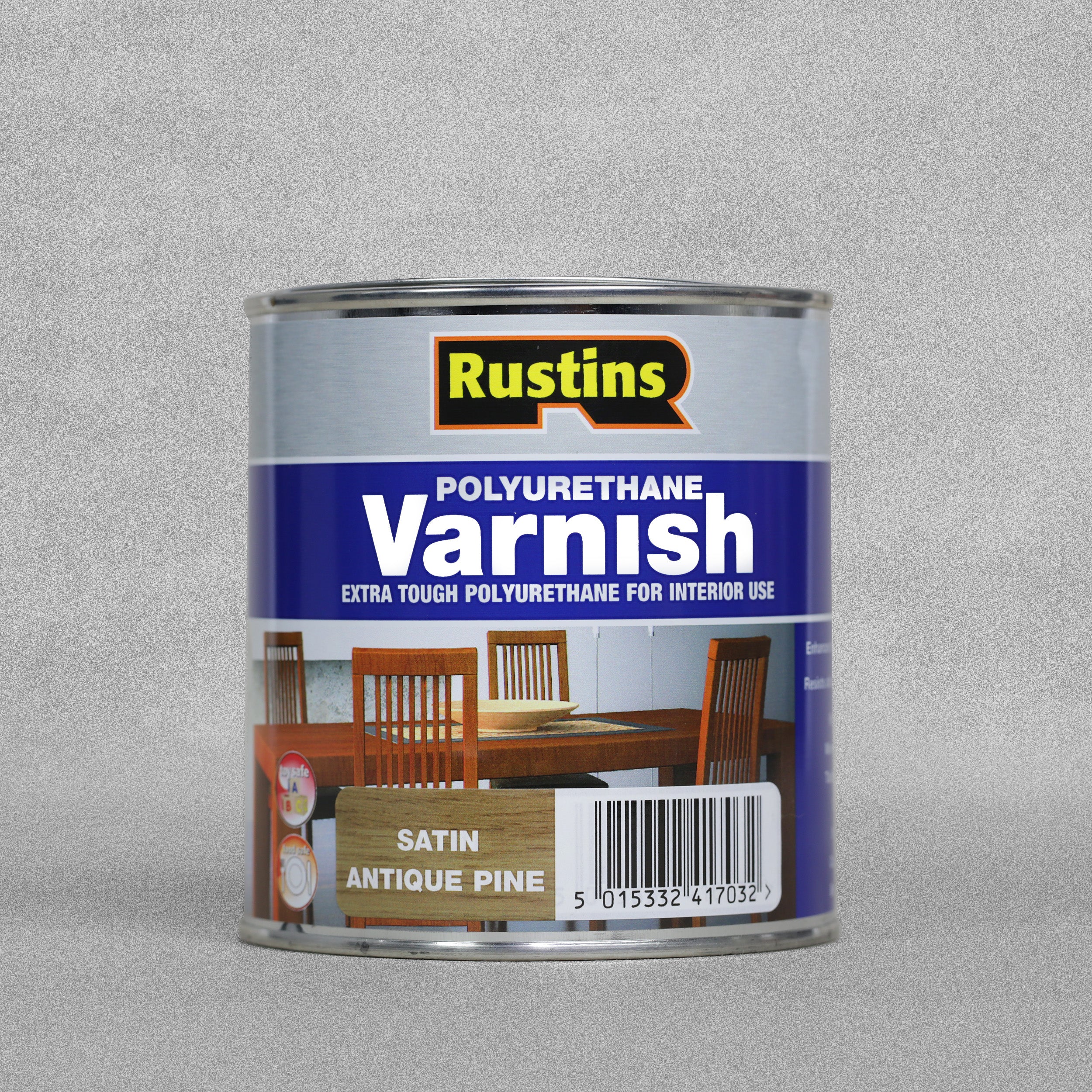 Rustins Poly Varnish - Satin Antique Pine 500ml