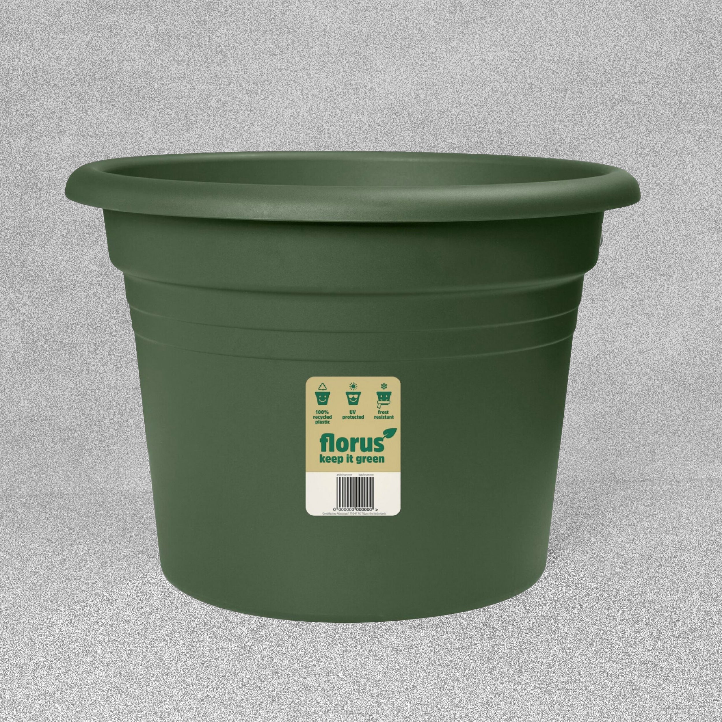 Florus 35cm Plant Pot - Green
