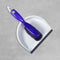 Dustpan and Brush Set - White/Blue