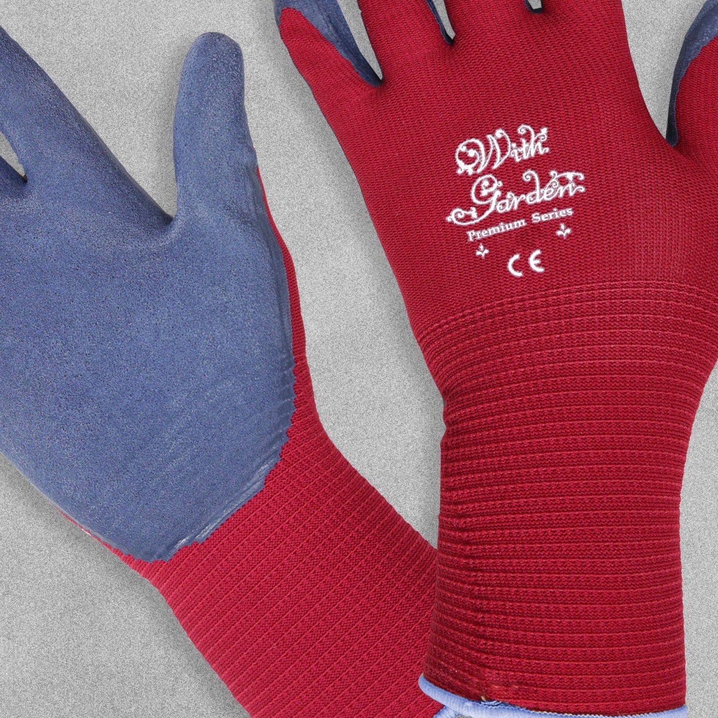 With Garden Premium Garden gloves - Burgundy
