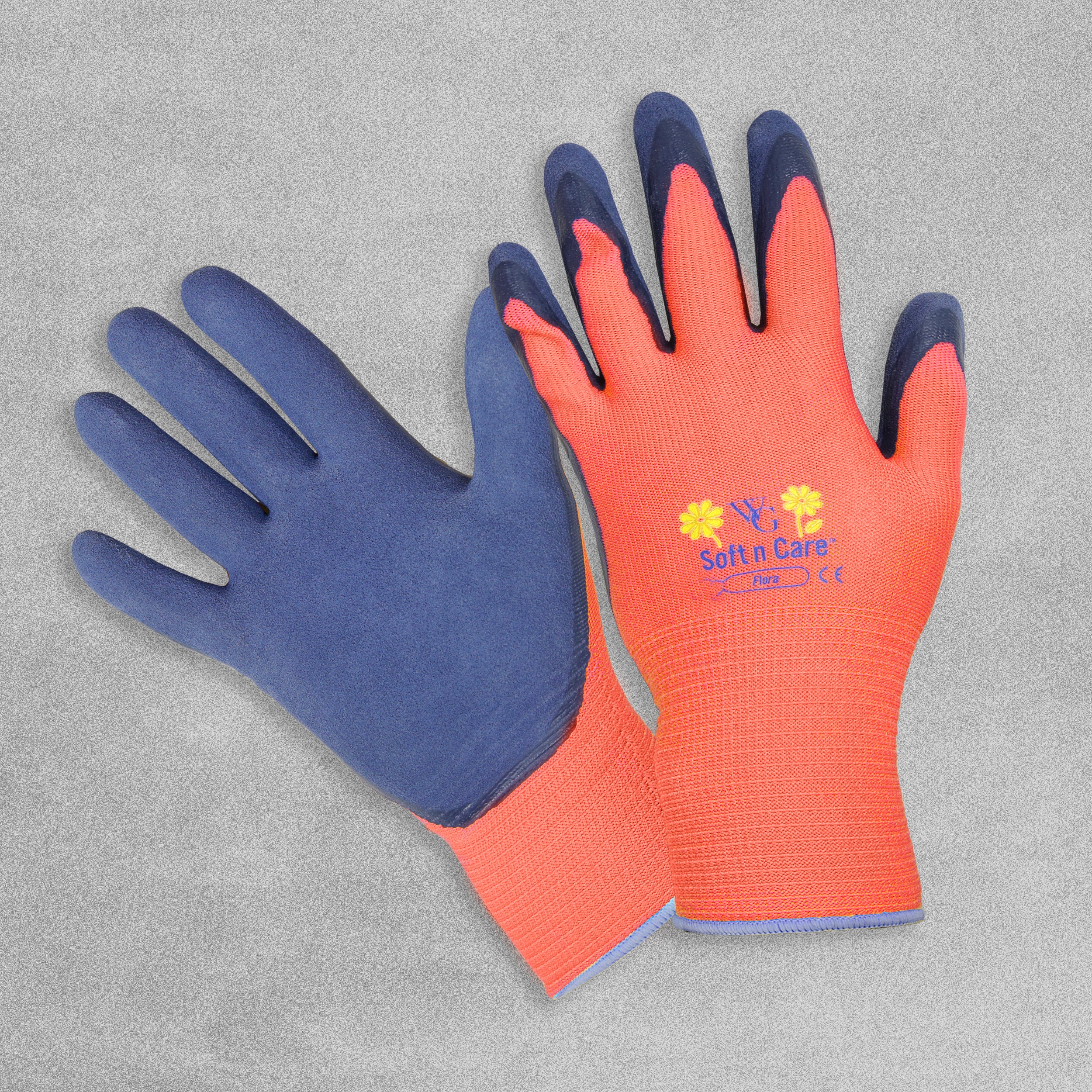 Soft n Care Garden gloves- Pink and Orange