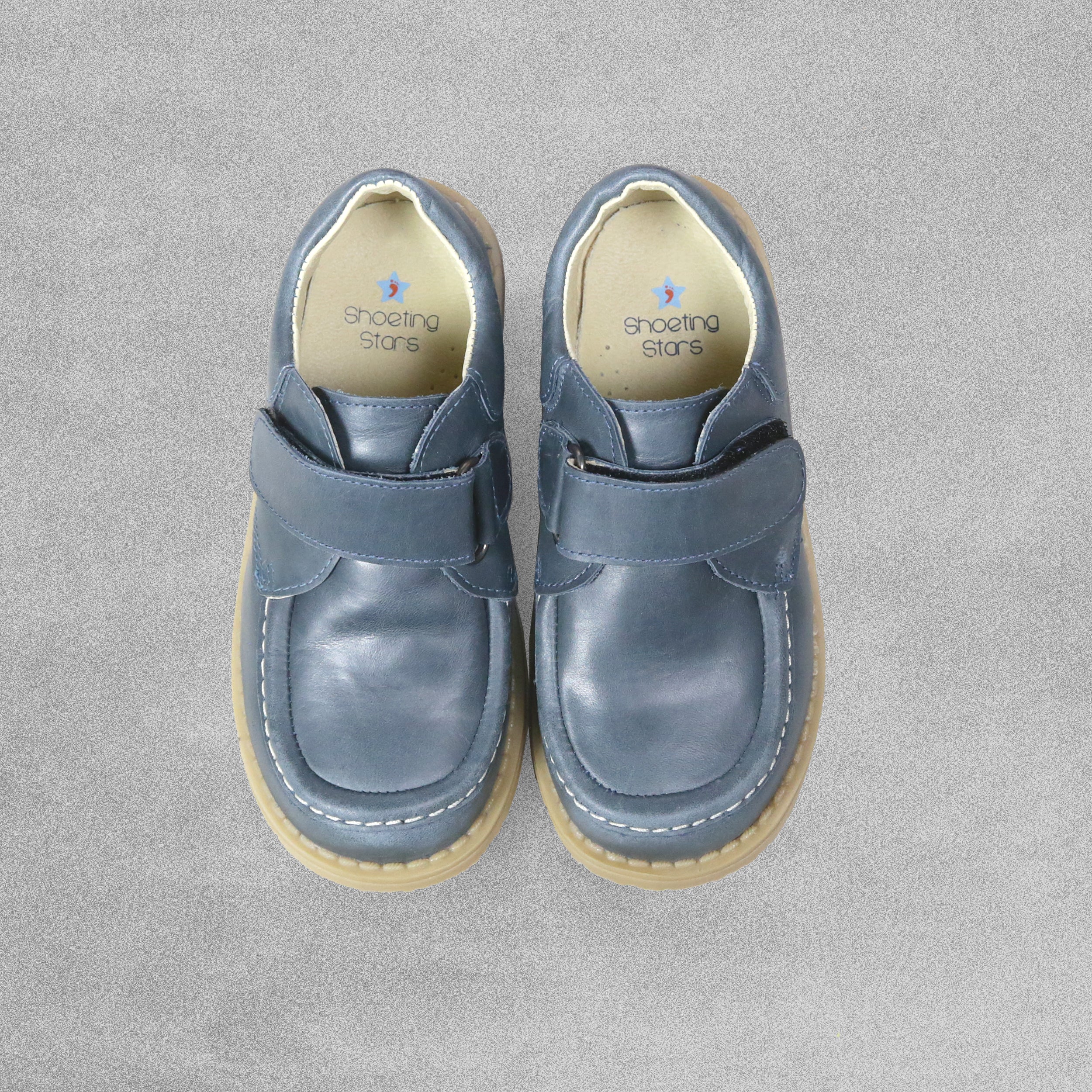 Shoeting Stars Slate Blue Shoes with Velcro Strap