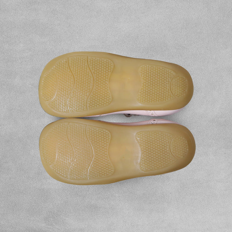 Petasil 'Fiona' Kids Girls Pale Pink Leather Shoes - UK Size 5 / EUR 22
