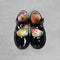 Petasil 'Dolly' Kids Girls Black Patent Leather Shoes - UK Child Size 7 / EU 24