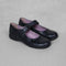 Superfit Girls Black Leather Mary Jane Shoes - UK Size 1