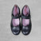 Superfit Girls Black Leather Mary Jane Shoes - UK Size 1