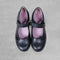 Superfit Girls Black Leather Mary Jane Shoes - UK Size 1