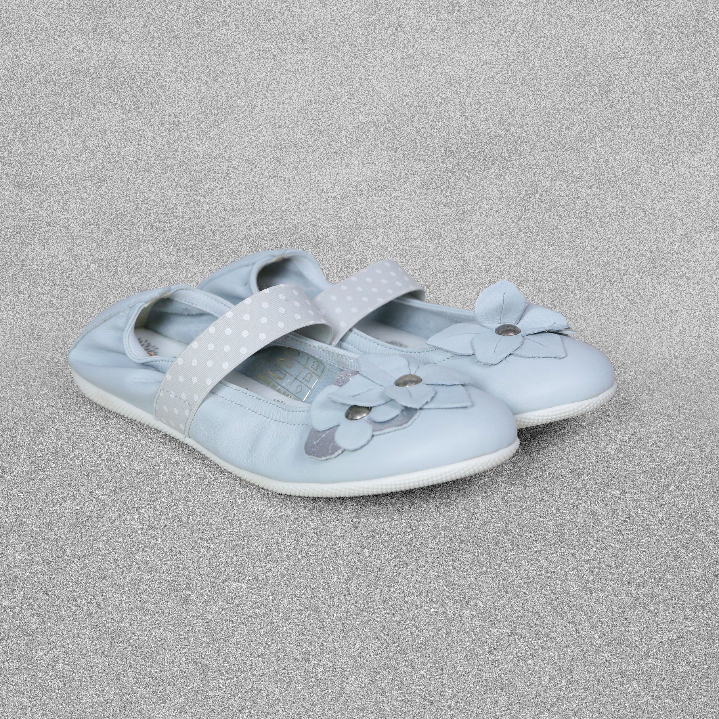 'Primigi' Girls Pale Blue Ballet Pumps with Strap