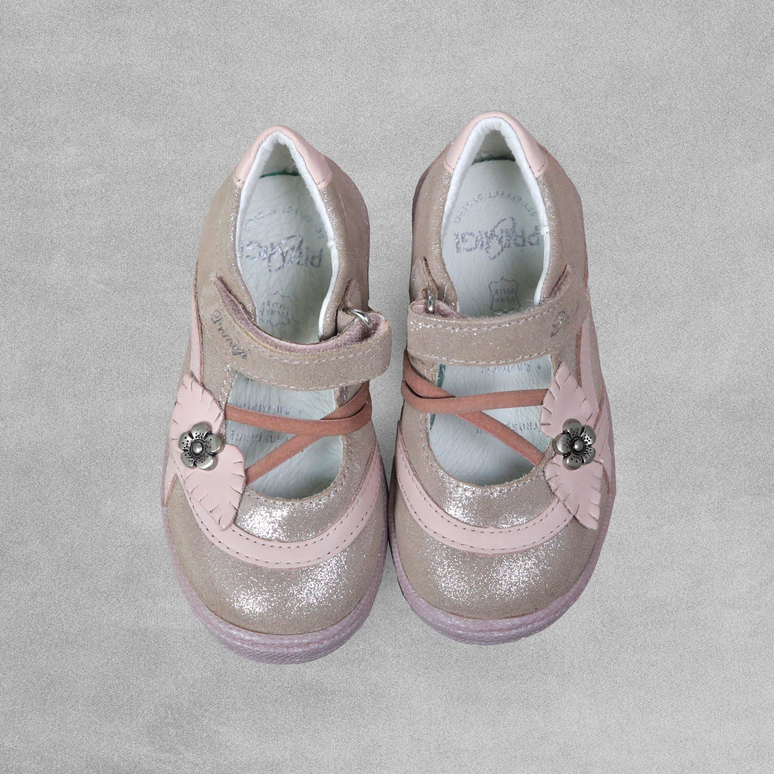 'Primigi' Girls Pink Mary Jane Shoes - UK Child Size 6 / EU 23