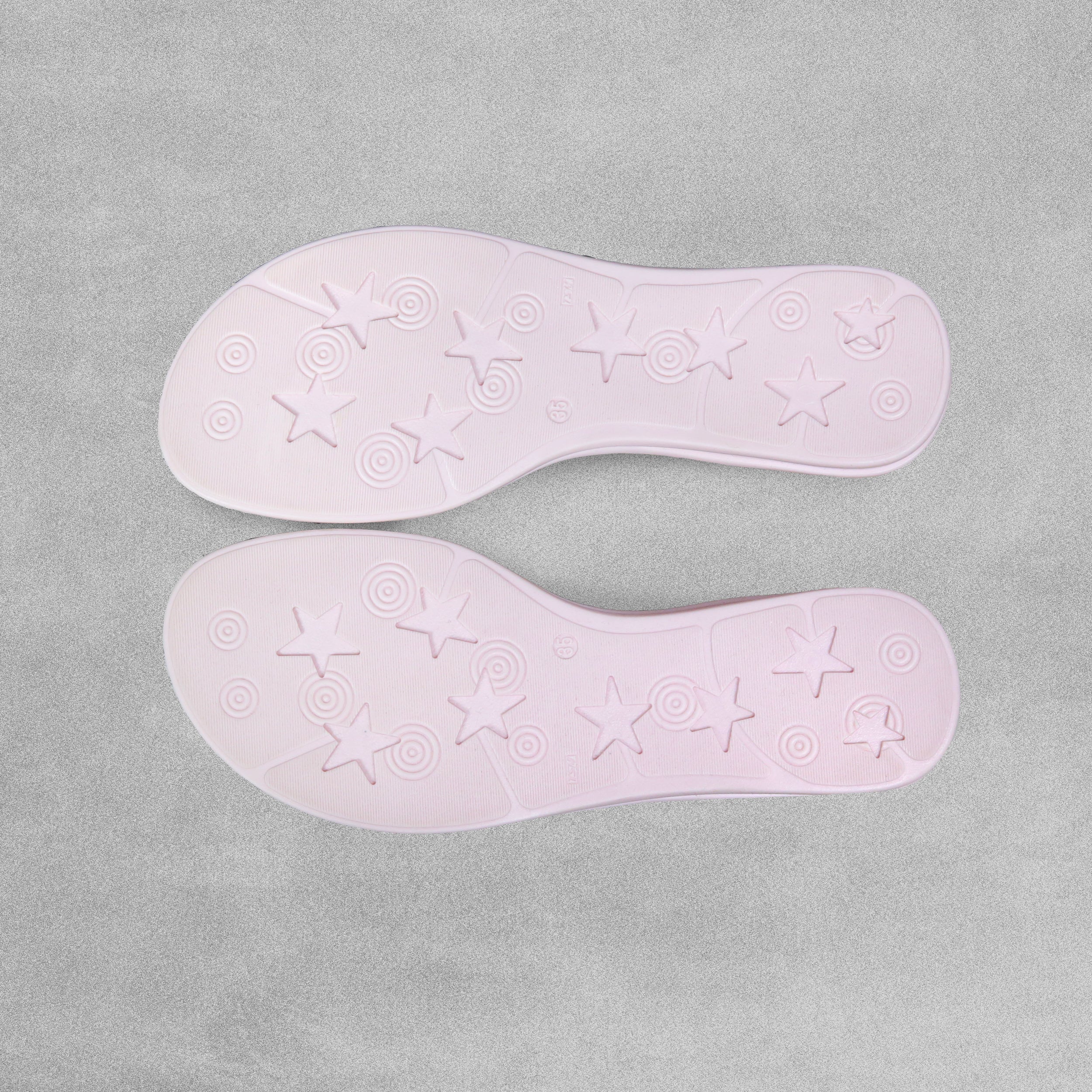 'Primigi' Girls Pale Pink Metallic Sandals with Velcro Strap - UK Size 2.5 / EU 35